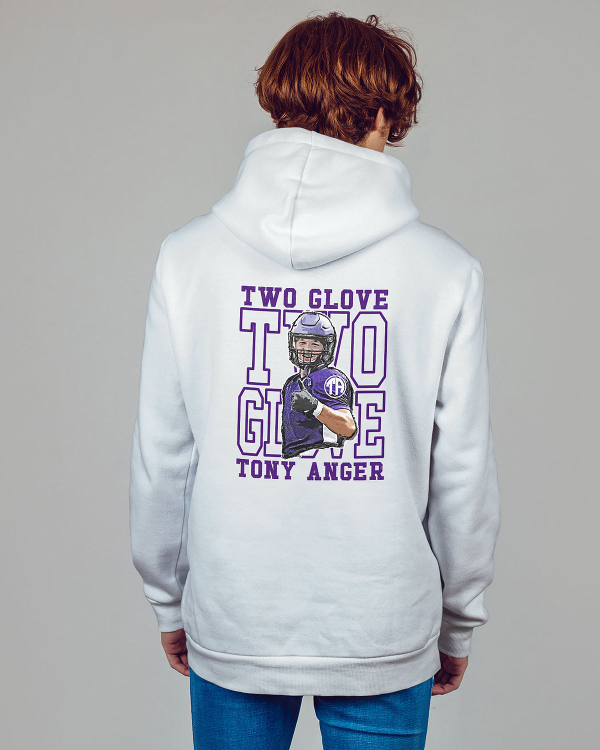 Tony Anger Sponge Fleece Zip Up Hoodie 004