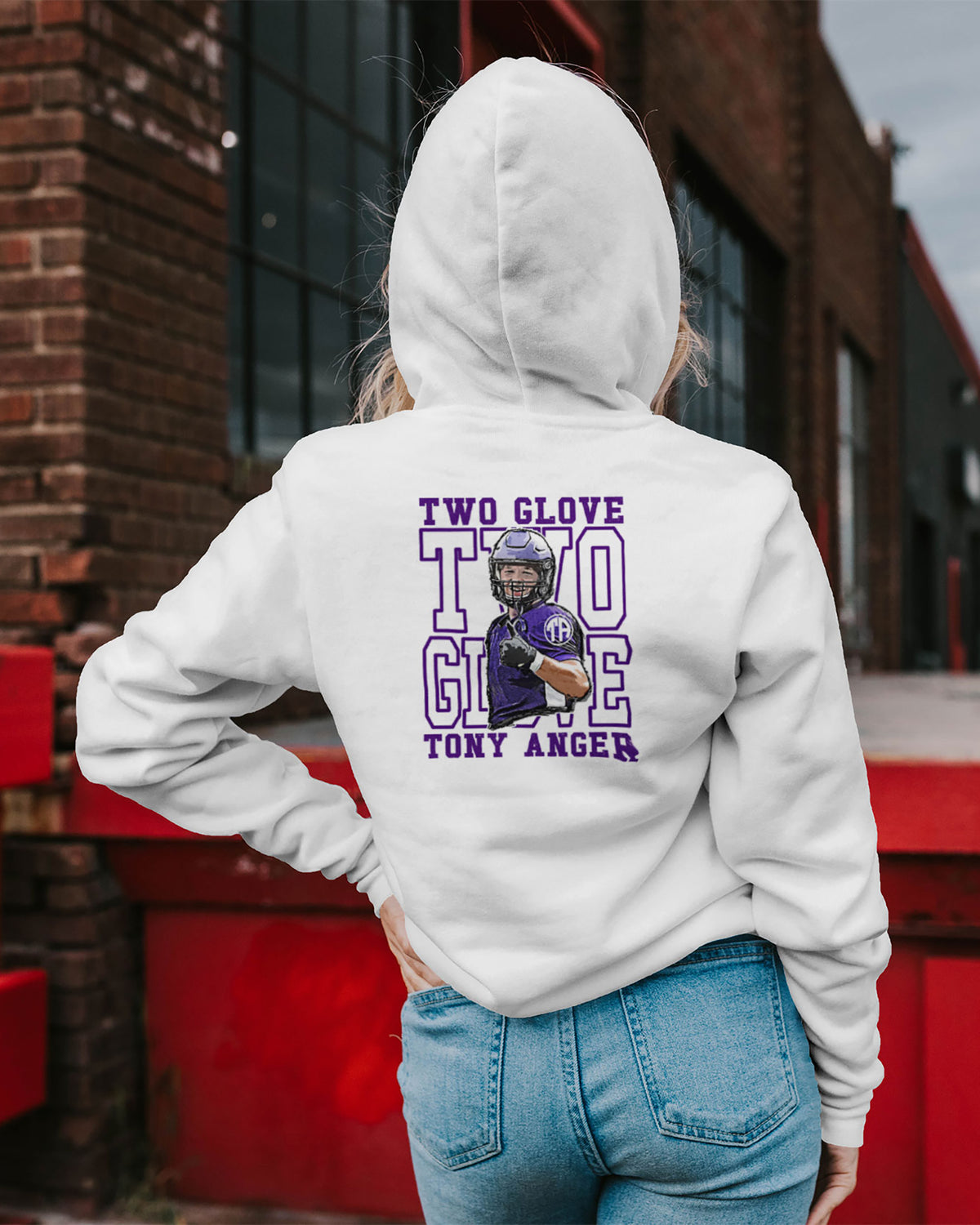 Tony Anger Sponge Fleece Zip Up Hoodie 004