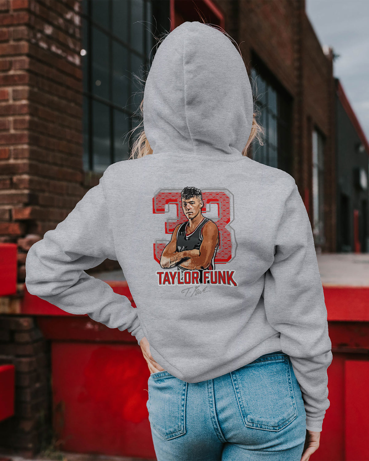 Taylor Funk Sponge Fleece Zip Up Hoodie 001
