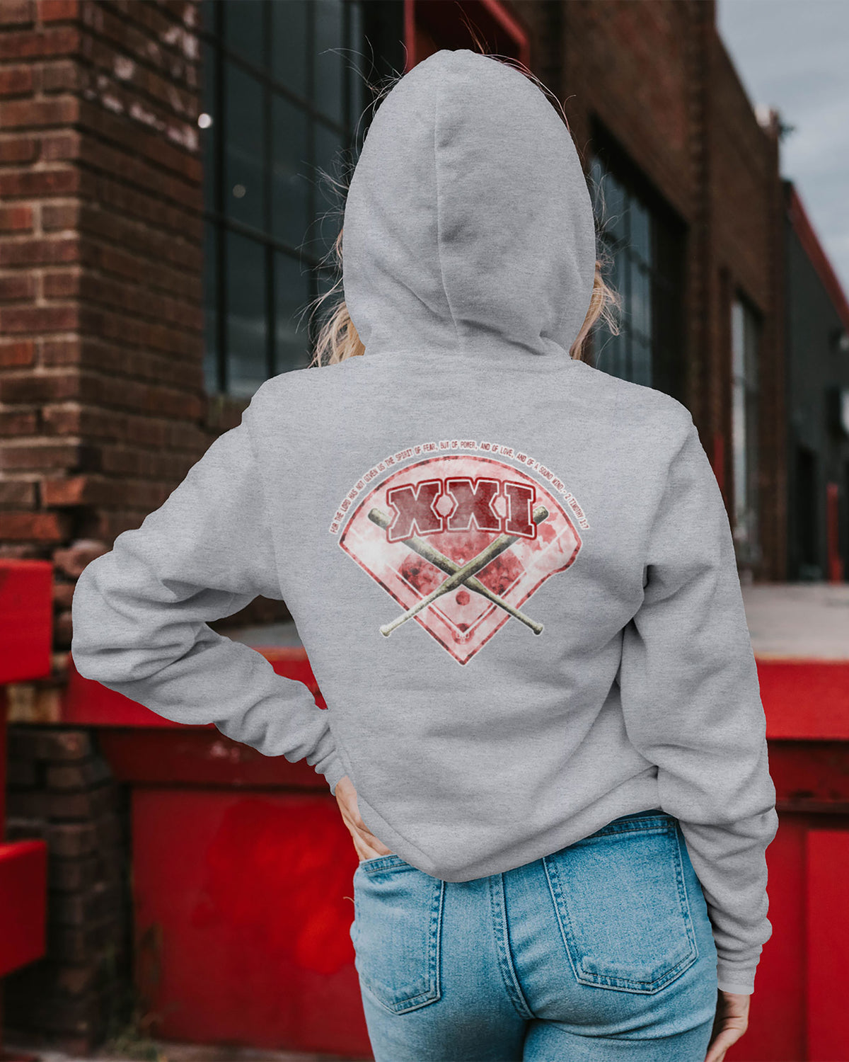 Grace Green Sponge Fleece Pullover Hoodie 003