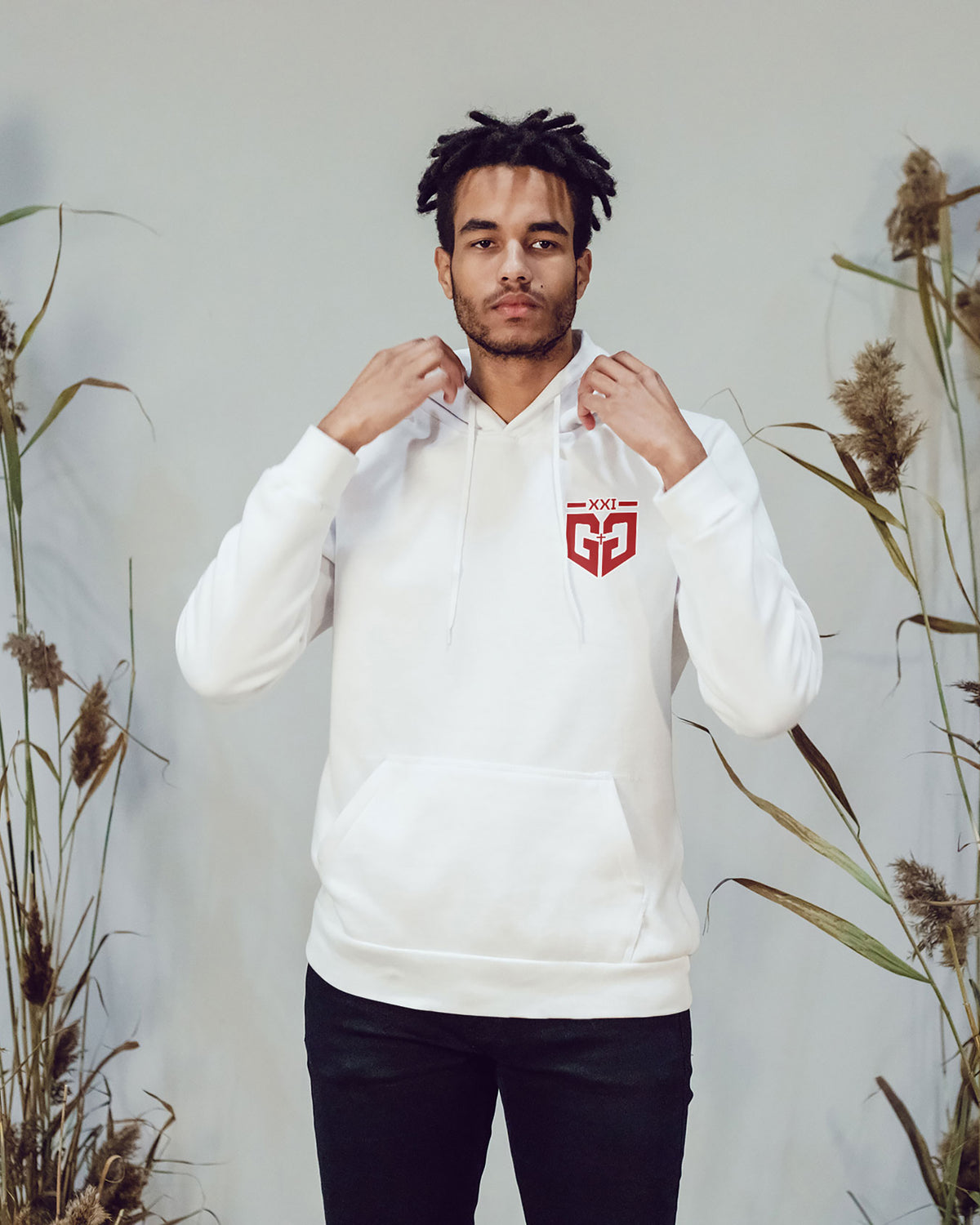 Grace Green Sponge Fleece Pullover Hoodie 003