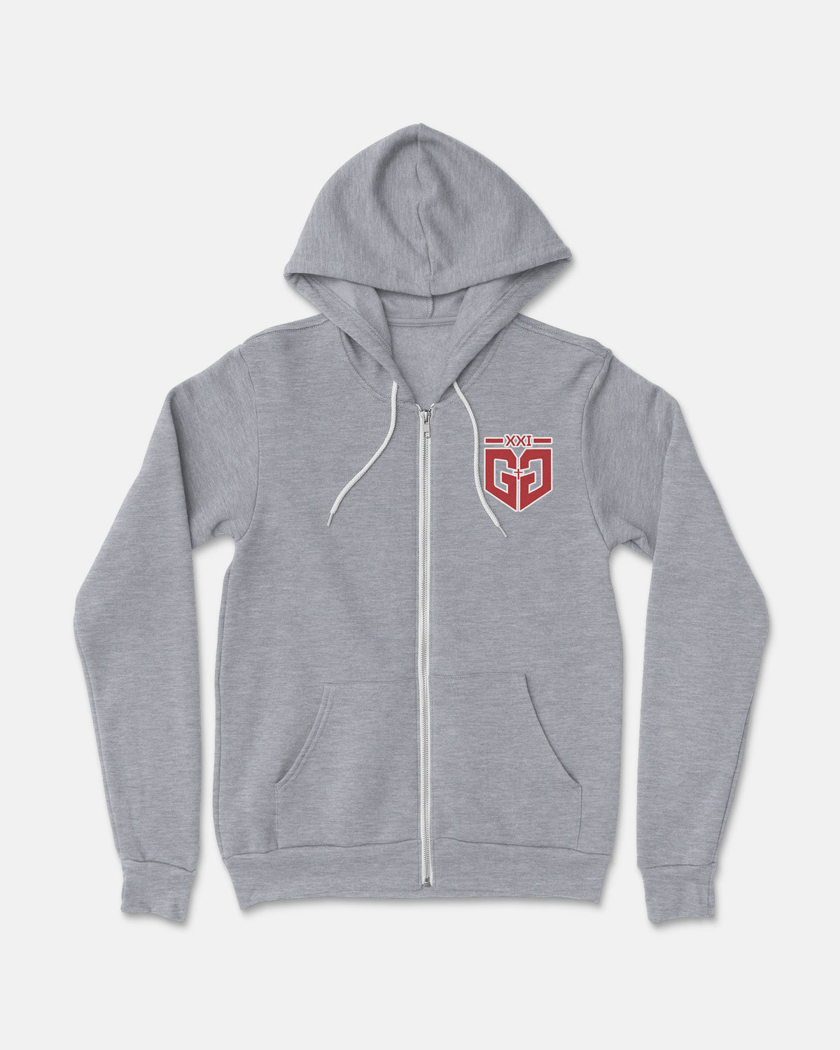 Grace Green Sponge Fleece Zip Up Hoodie 003