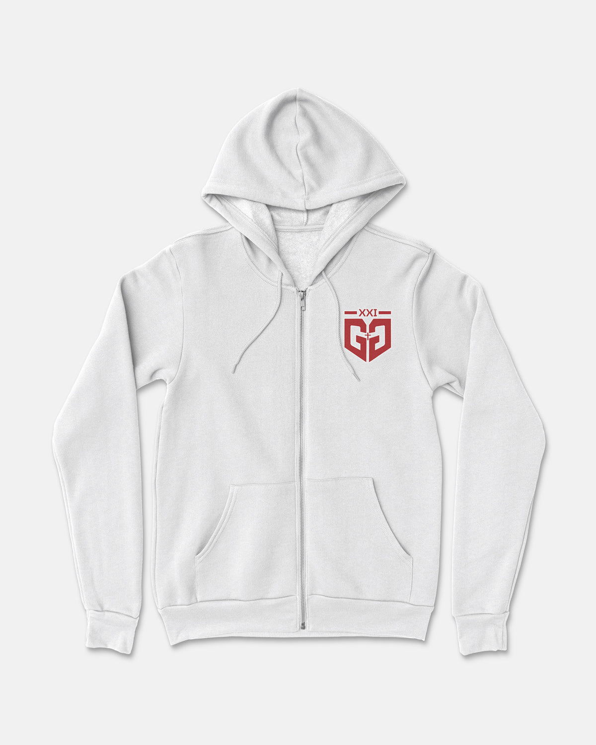 Grace Green Sponge Fleece Zip Up Hoodie 003