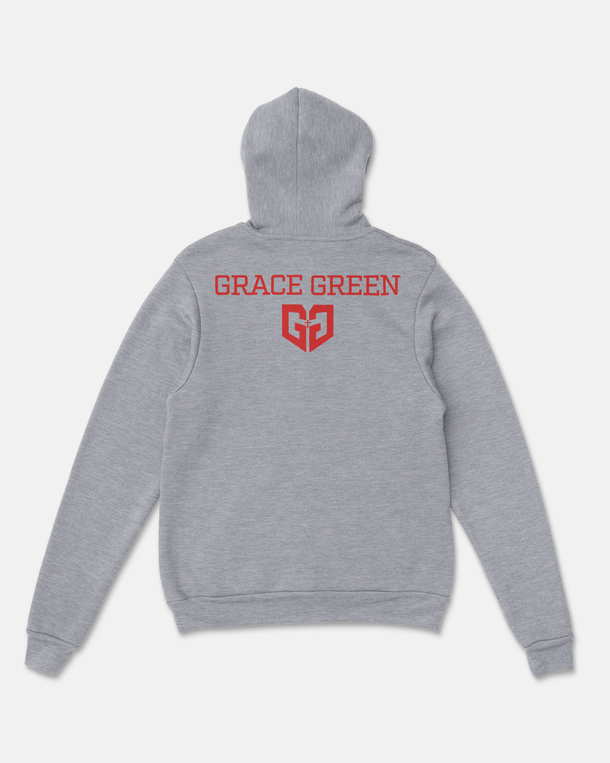 Grace Green Sponge Fleece Pullover Hoodie 004