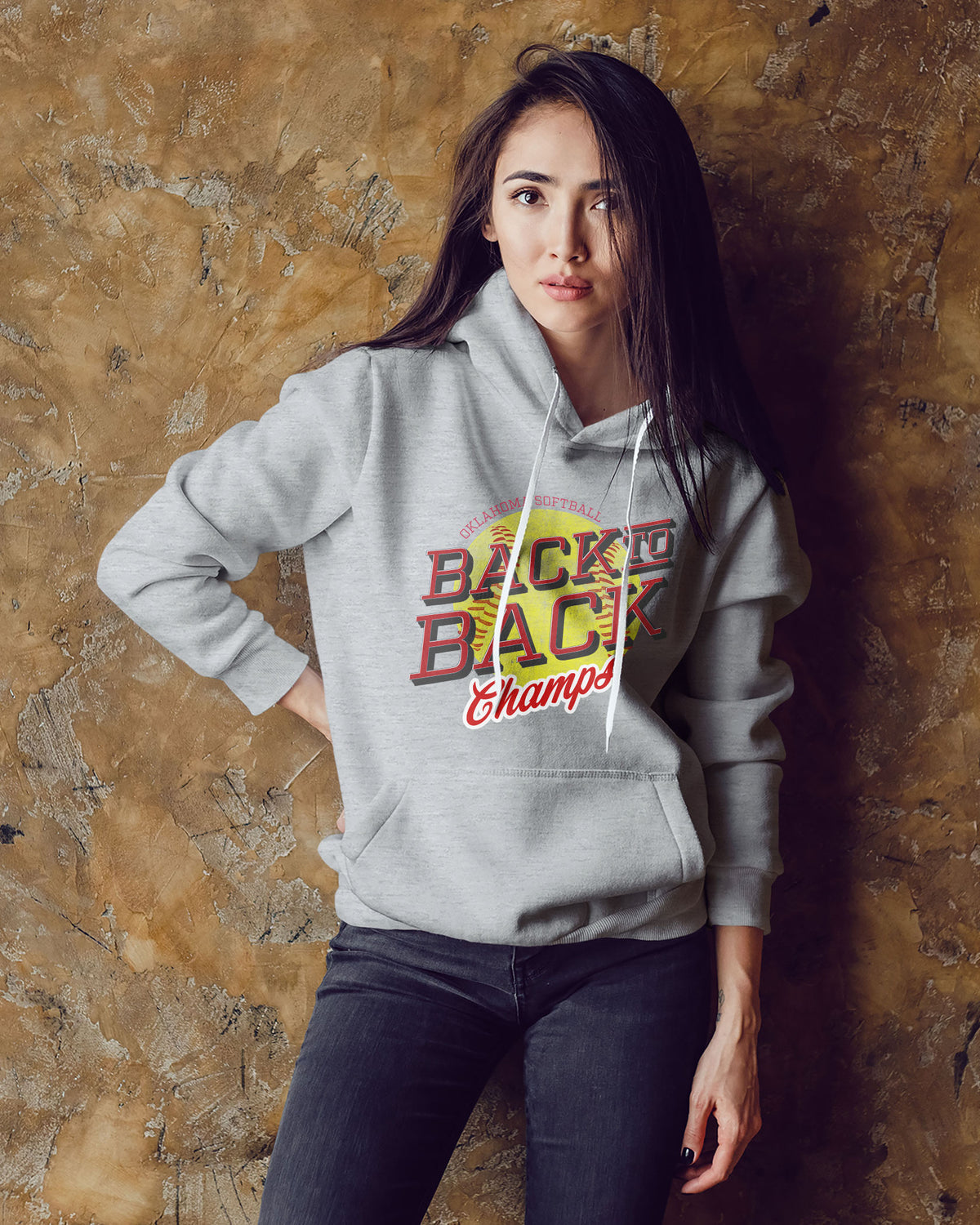 Grace Green Sponge Fleece Pullover Hoodie 004