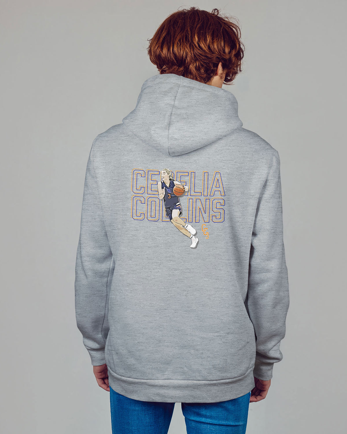 Cecelia Collins Sponge Fleece Zip Up Hoodie 001