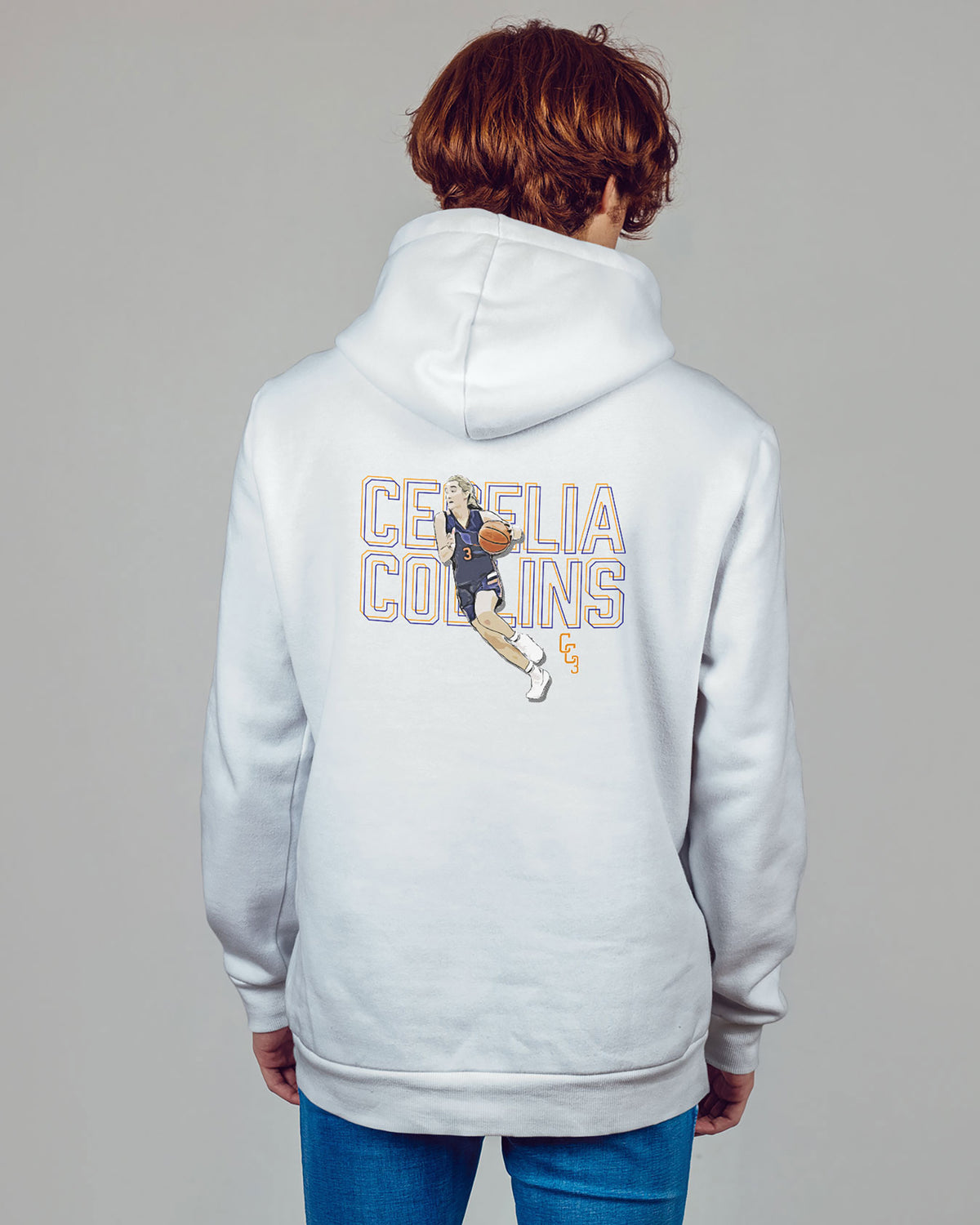Cecelia Collins Sponge Fleece Zip Up Hoodie 001
