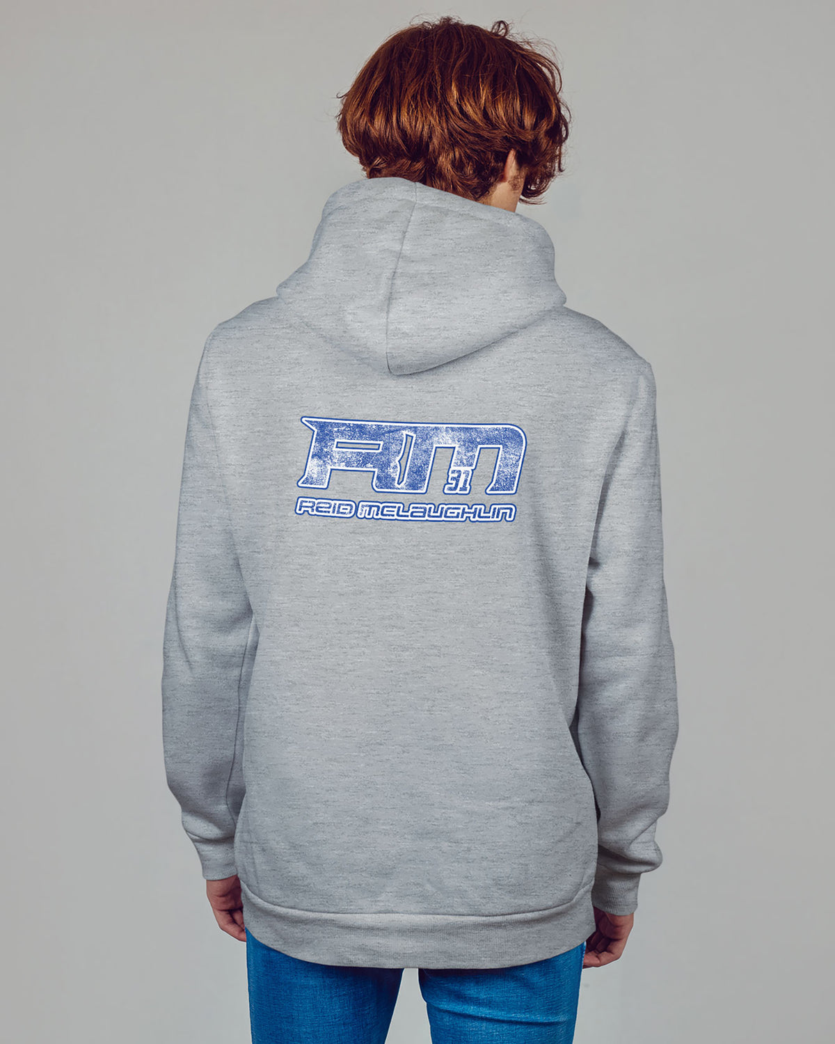 Reid McLaughlin Sponge Fleece Zip Up Hoodie 002