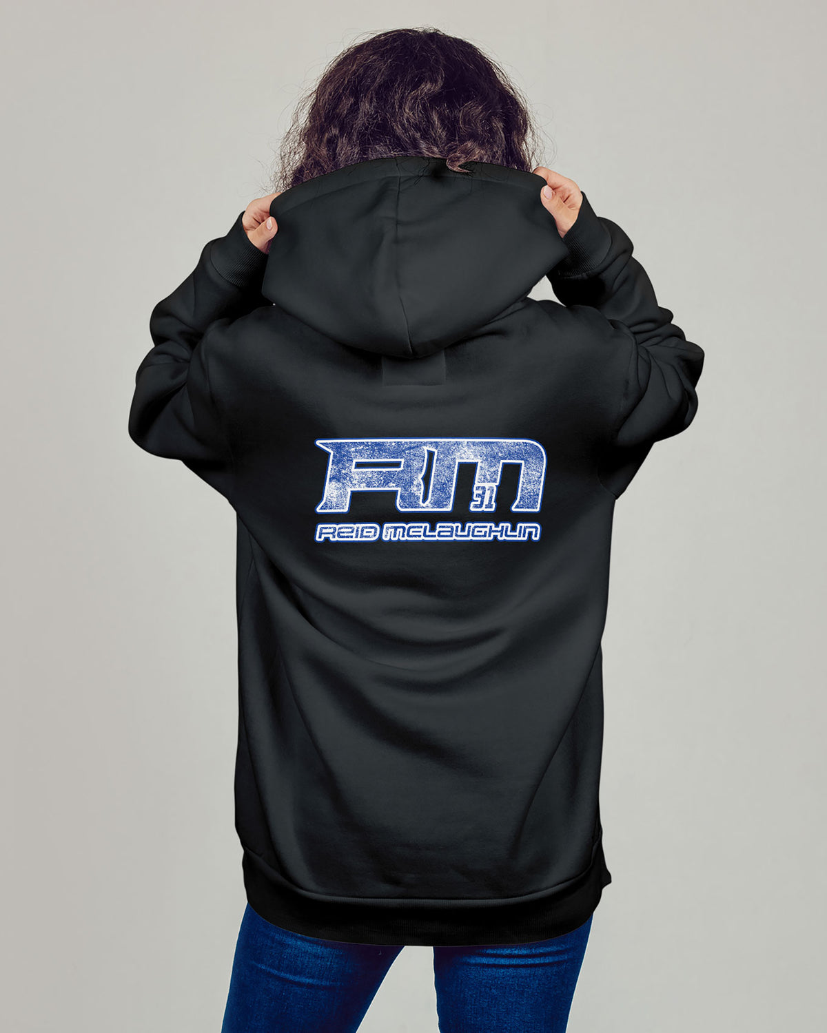 Reid McLaughlin Sponge Fleece Zip Up Hoodie 002