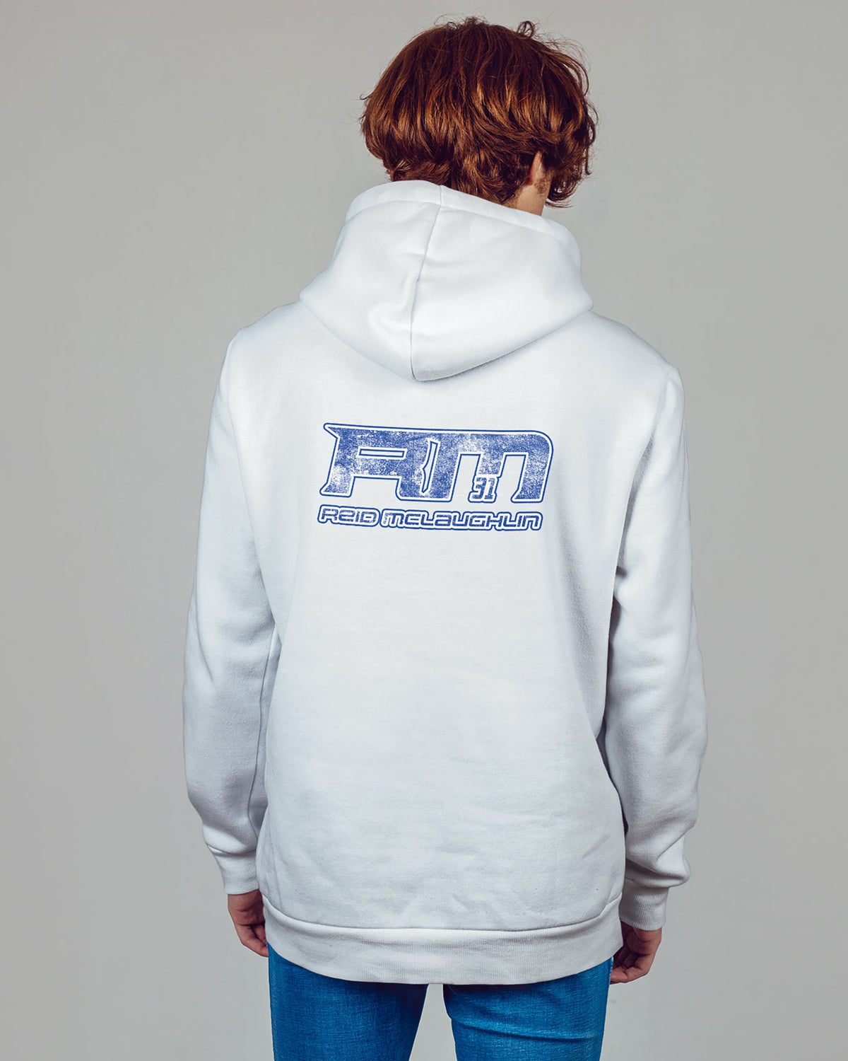Reid McLaughlin Sponge Fleece Zip Up Hoodie 002