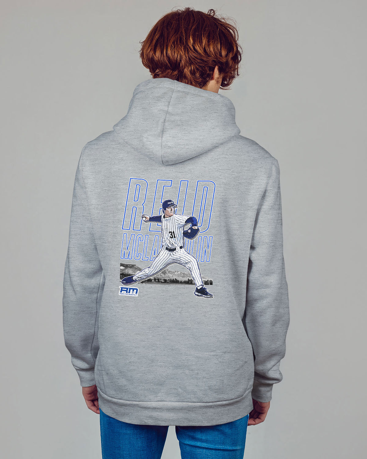 Reid McLaughlin Sponge Fleece Zip Up Hoodie 003