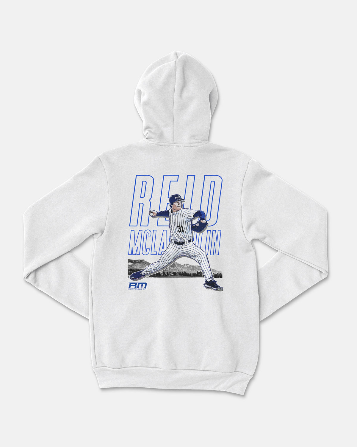 Reid McLaughlin Sponge Fleece Zip Up Hoodie 003
