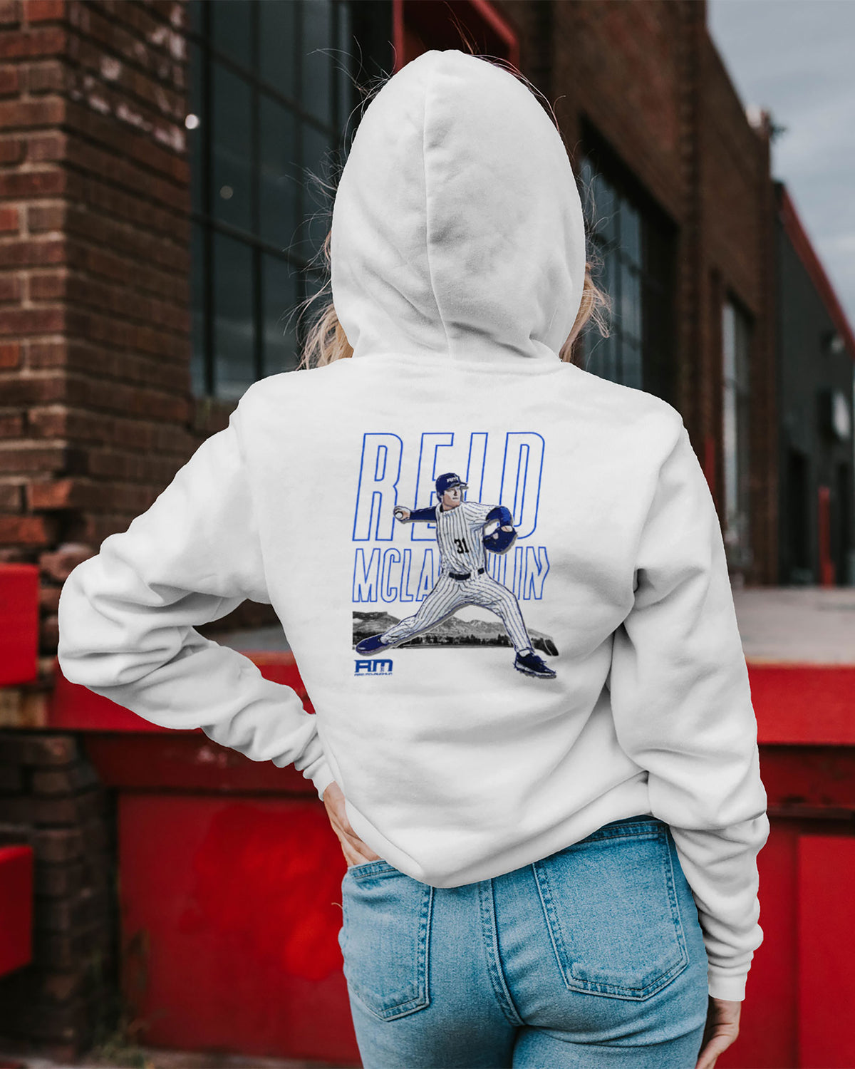 Reid McLaughlin Sponge Fleece Zip Up Hoodie 003