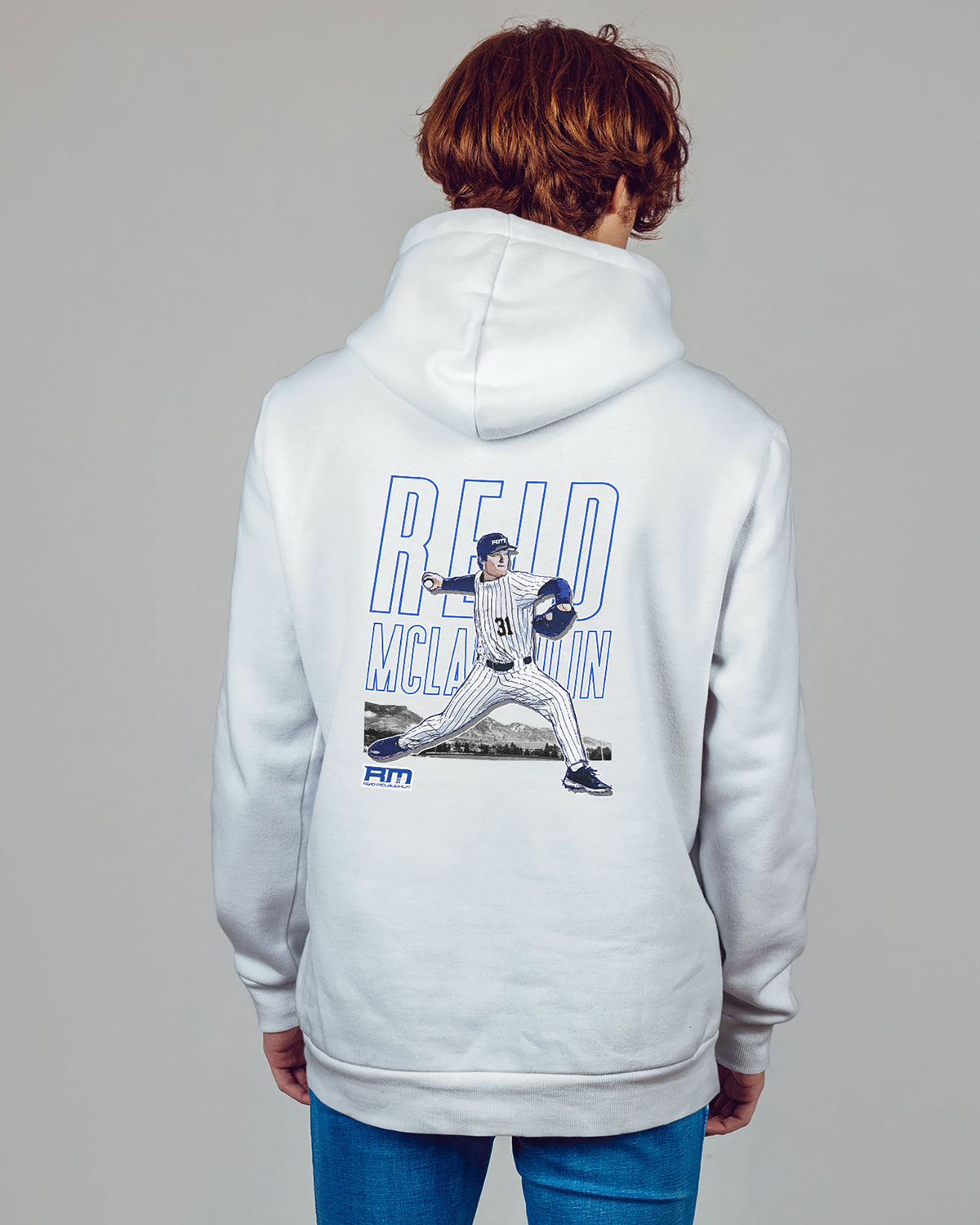 Reid McLaughlin Sponge Fleece Zip Up Hoodie 003