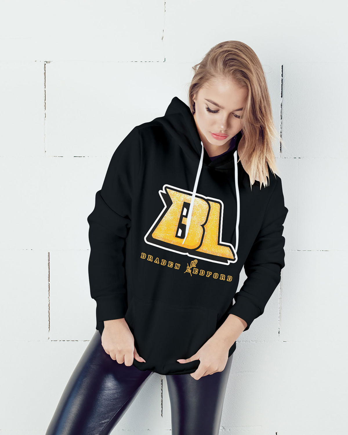 Braden Ledford Sponge Fleece Pullover Hoodie 001