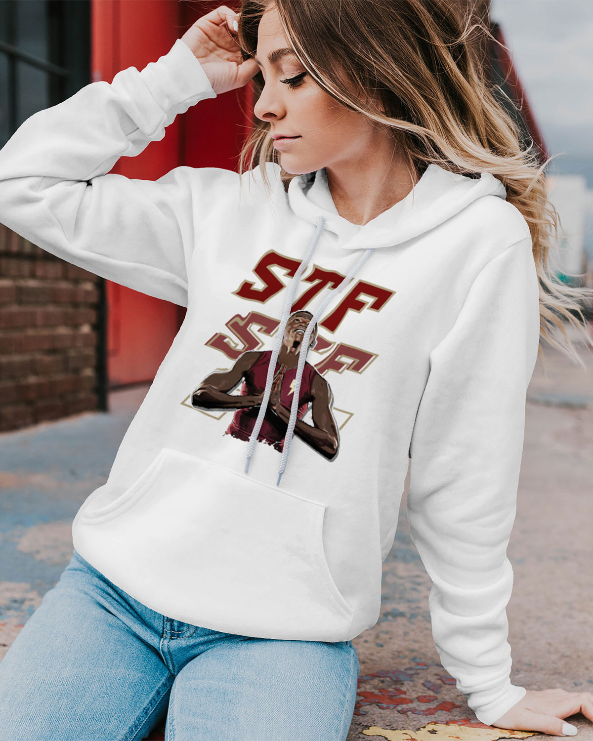 Sukeil Foucha Sponge Fleece Pullover Hoodie 001