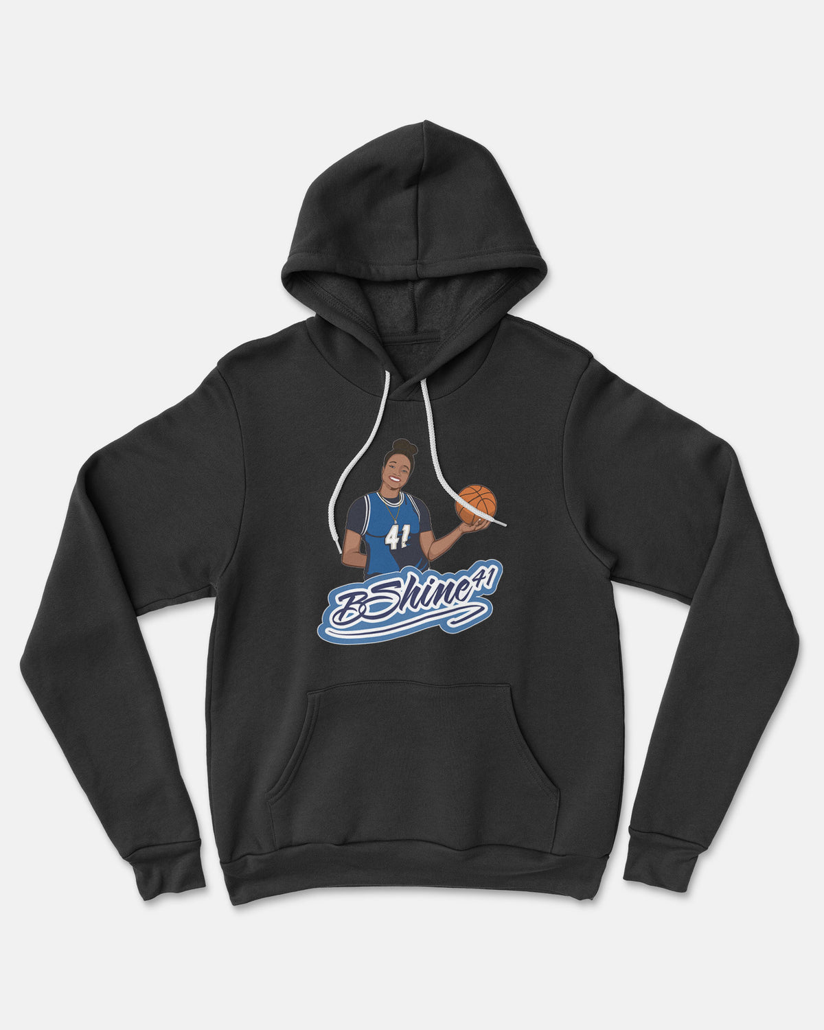 Bria Shine Sponge Fleece Pullover Hoodie 001