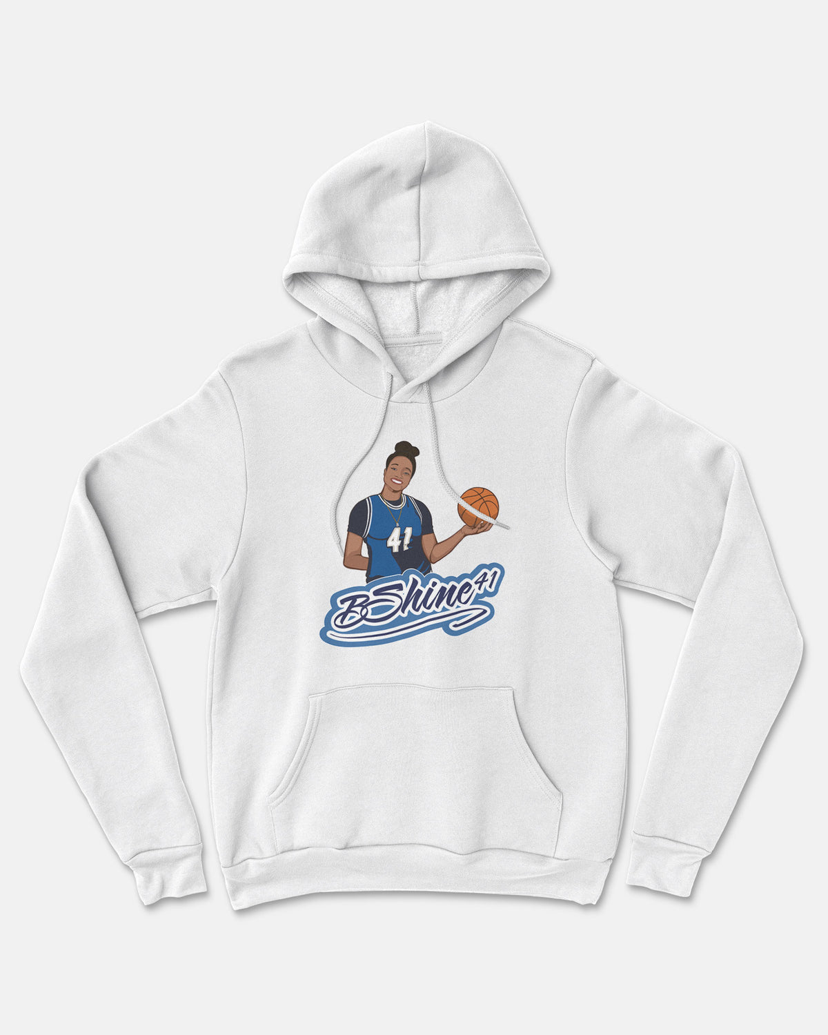 Bria Shine Sponge Fleece Pullover Hoodie 001