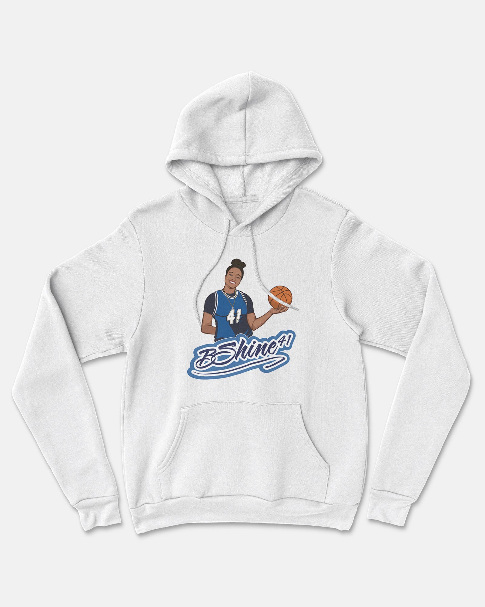 Bria Shine Sponge Fleece Pullover Hoodie 001