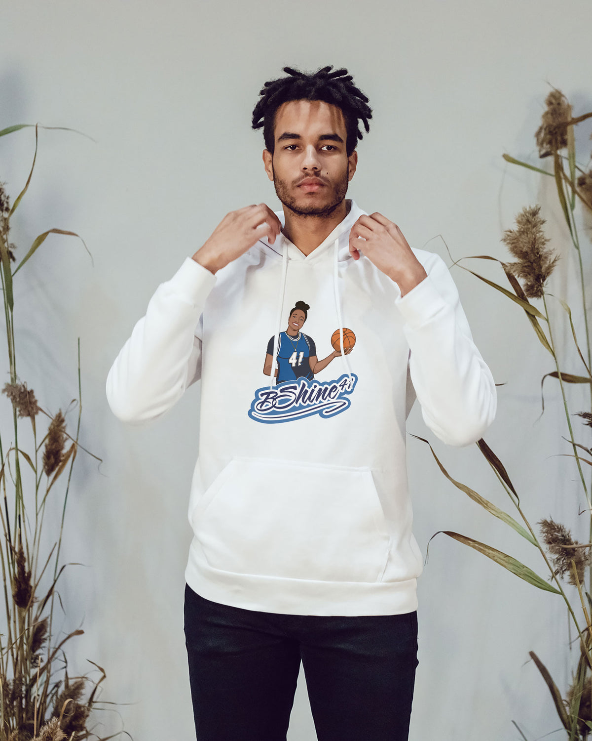 Bria Shine Sponge Fleece Pullover Hoodie 001