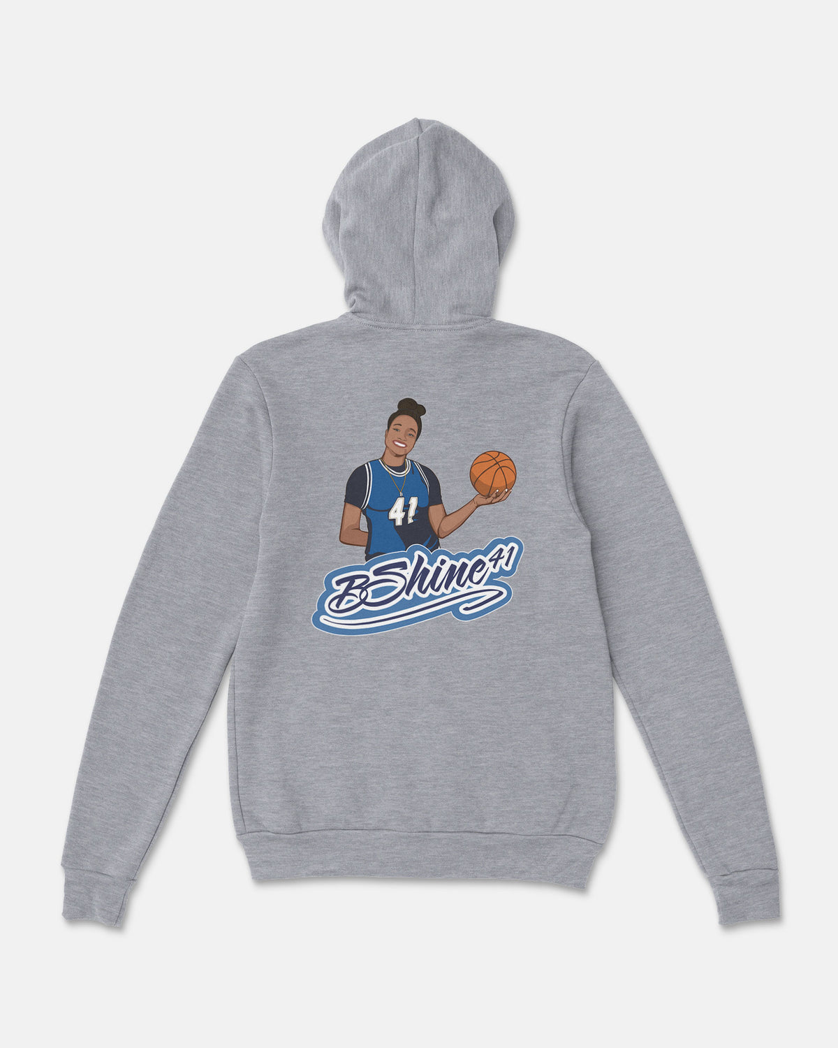 Bria Shine Sponge Fleece Zip Up Hoodie 001