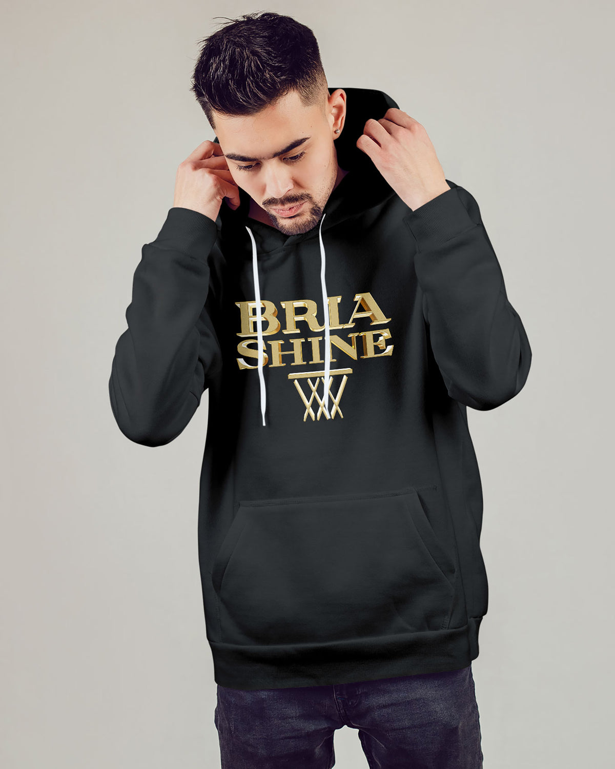 Bria Shine Sponge Fleece Pullover Hoodie 002