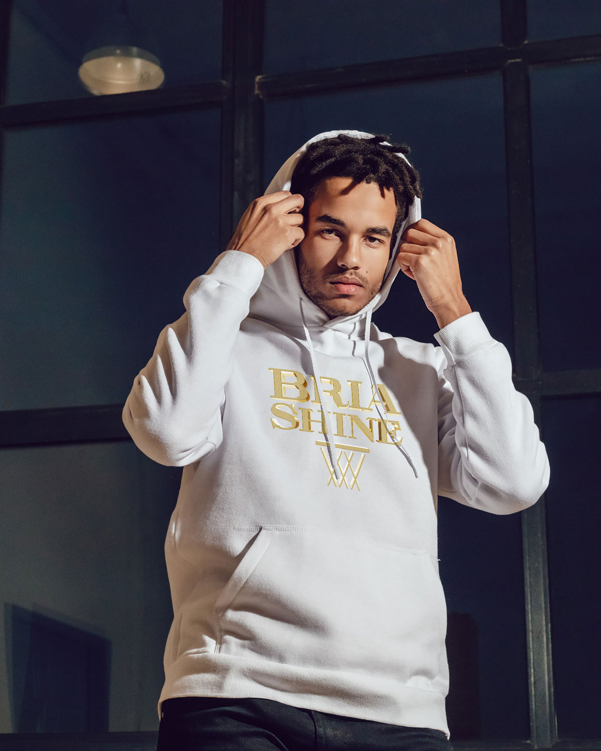 Bria Shine Sponge Fleece Pullover Hoodie 002