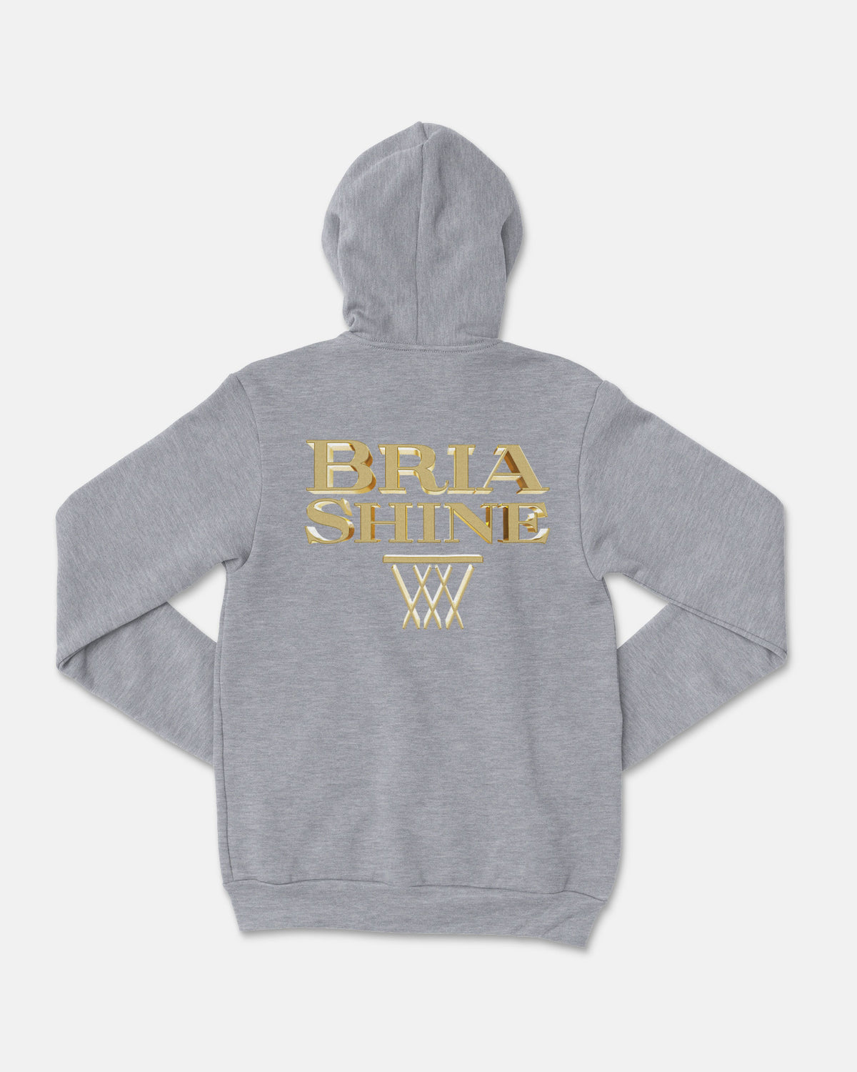 Bria Shine Sponge Fleece Zip Up Hoodie 002