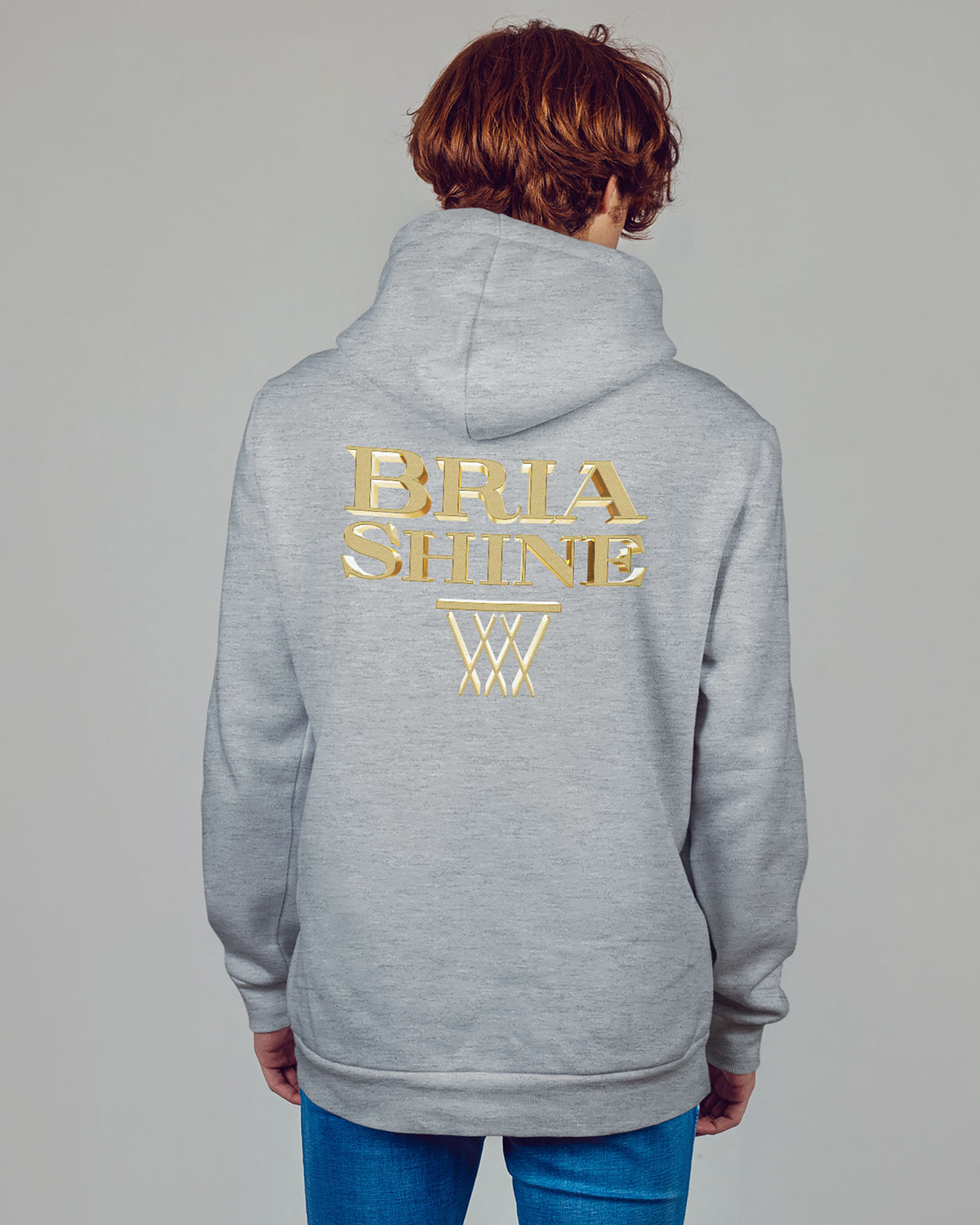 Bria Shine Sponge Fleece Zip Up Hoodie 002
