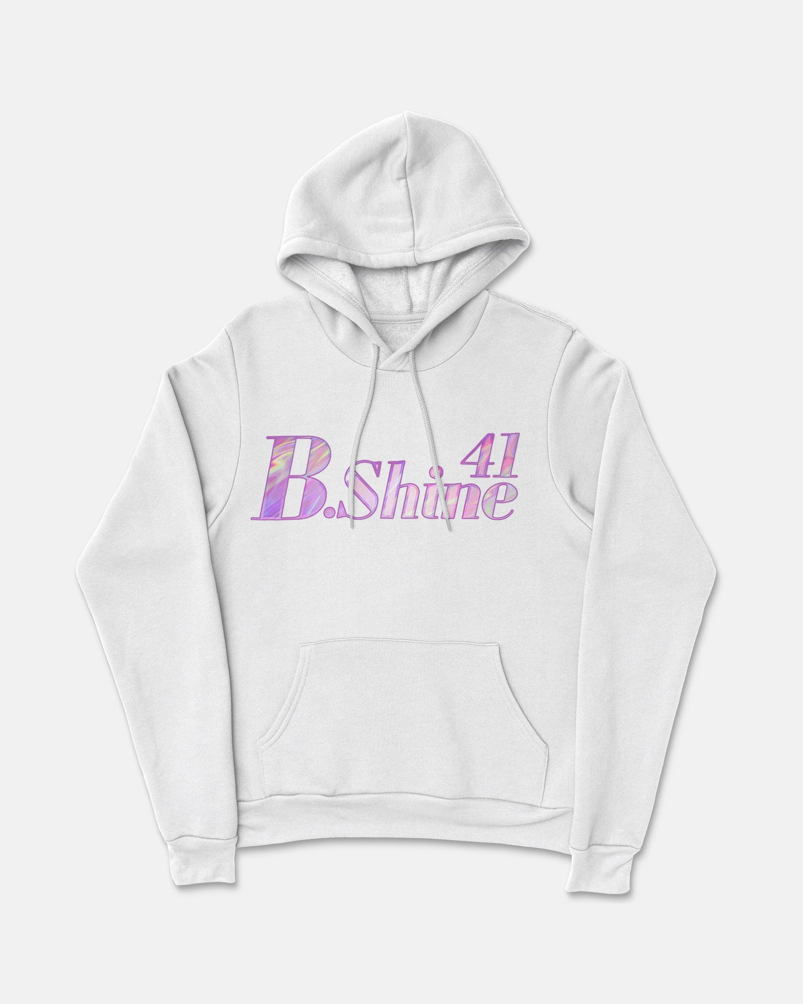 Bria Shine Sponge Fleece Pullover Hoodie 003