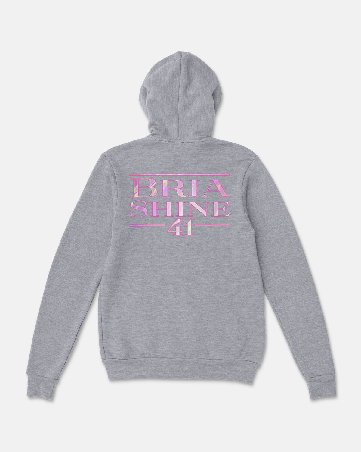 Bria Shine Sponge Fleece Zip Up Hoodie 004