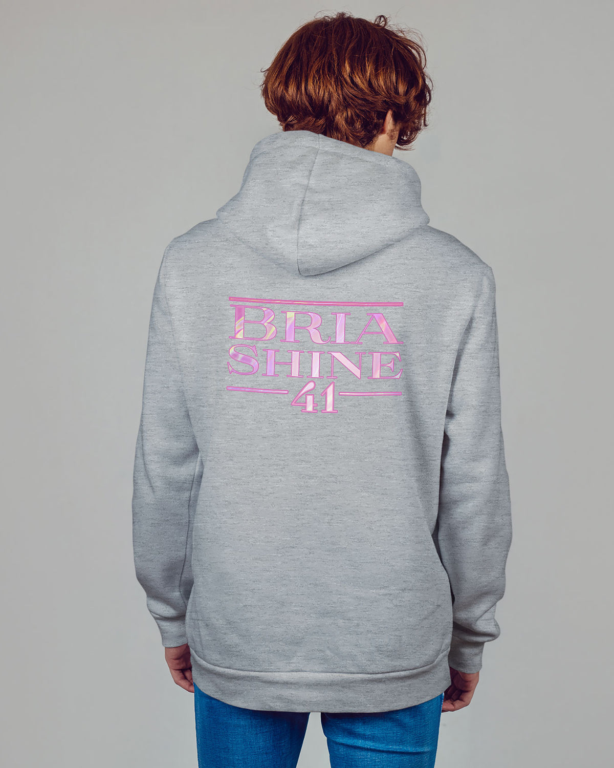 Bria Shine Sponge Fleece Zip Up Hoodie 004