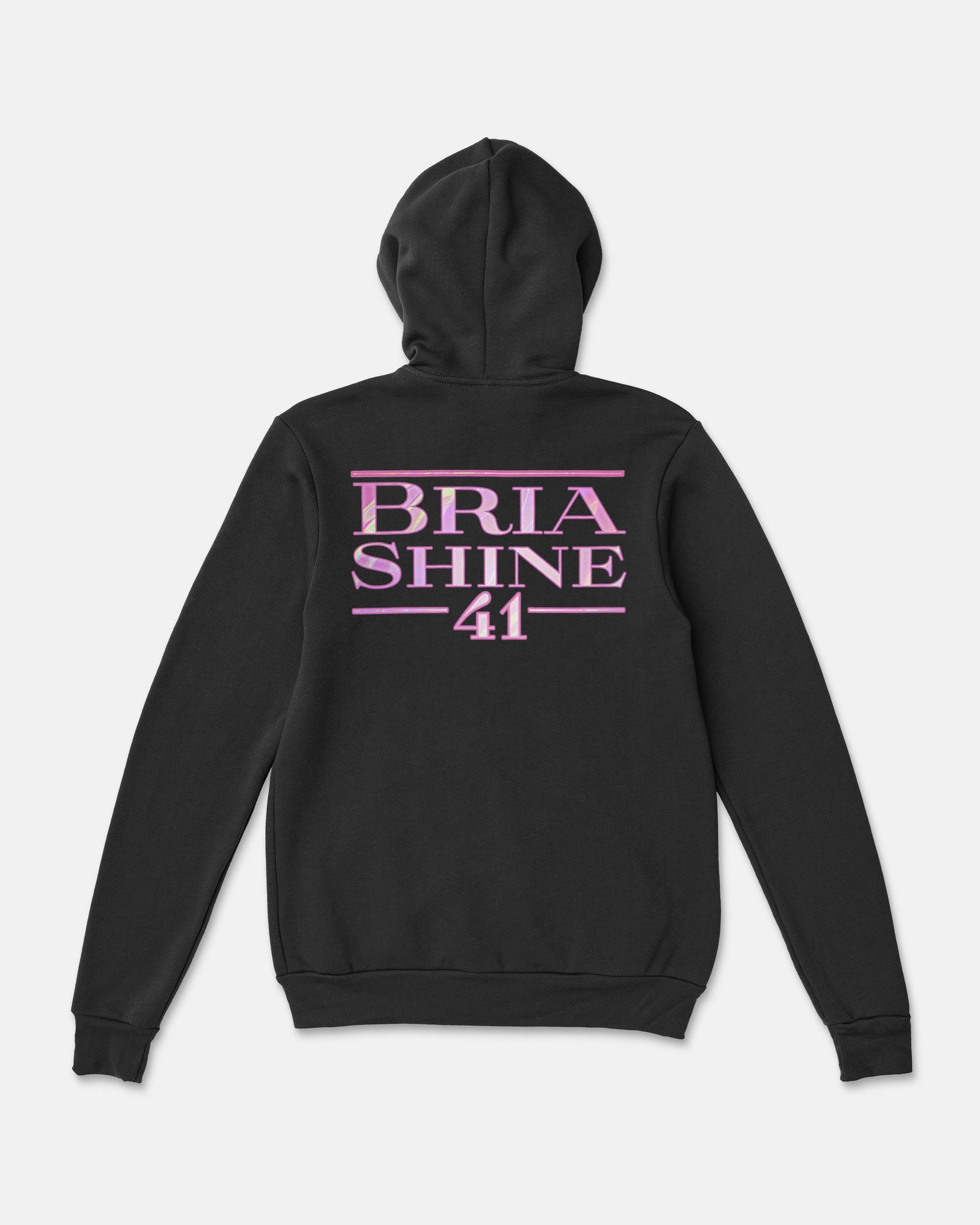 Bria Shine Sponge Fleece Zip Up Hoodie 004