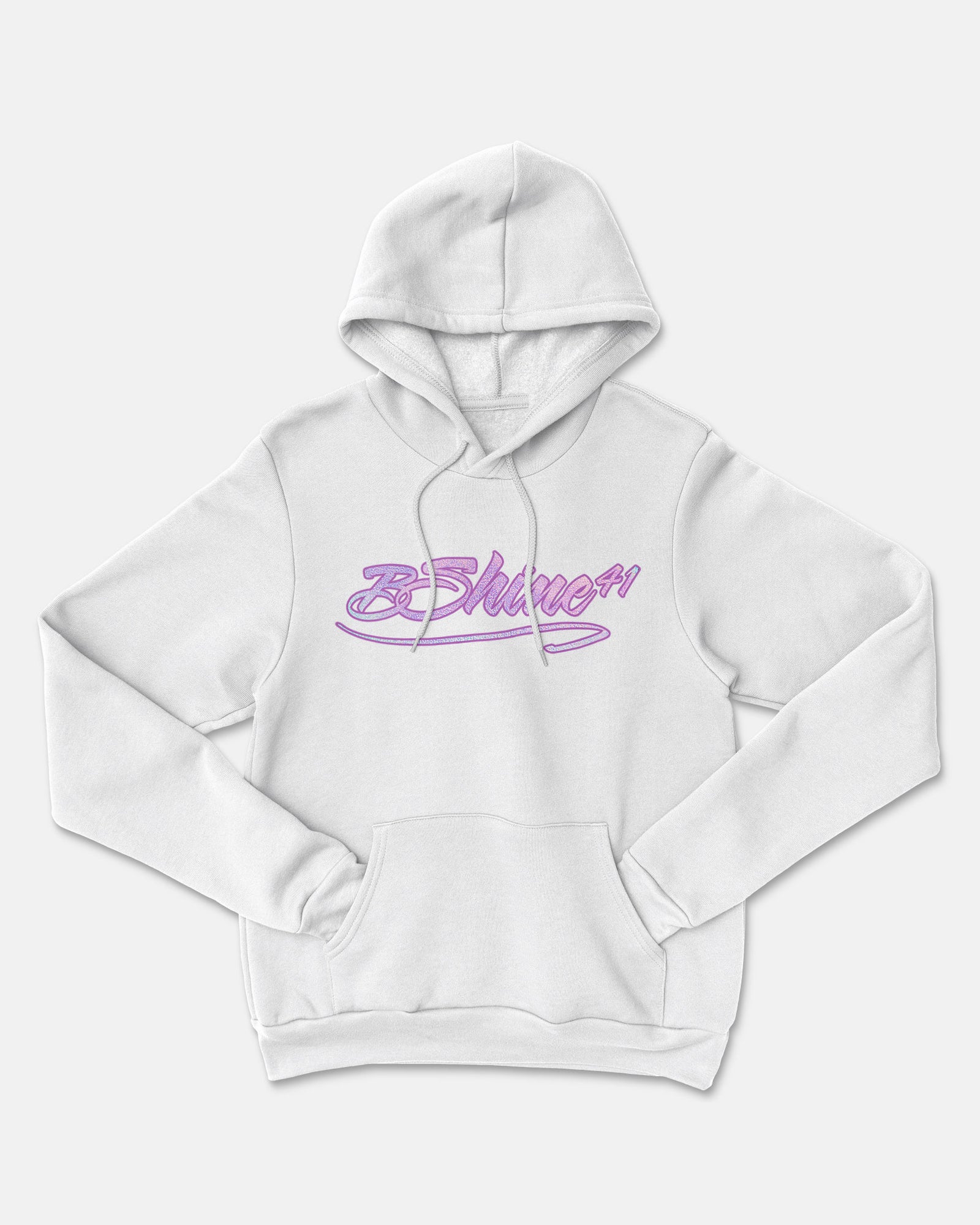 Bria Shine Sponge Fleece Pullover Hoodie 005