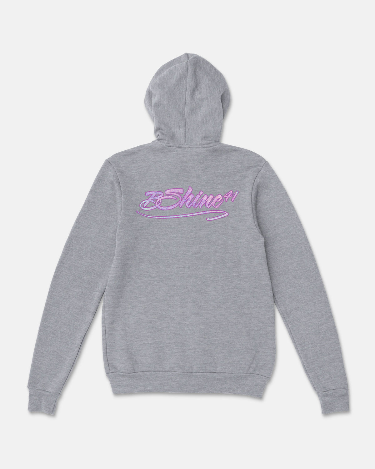 Bria Shine Sponge Fleece Zip Up Hoodie 005