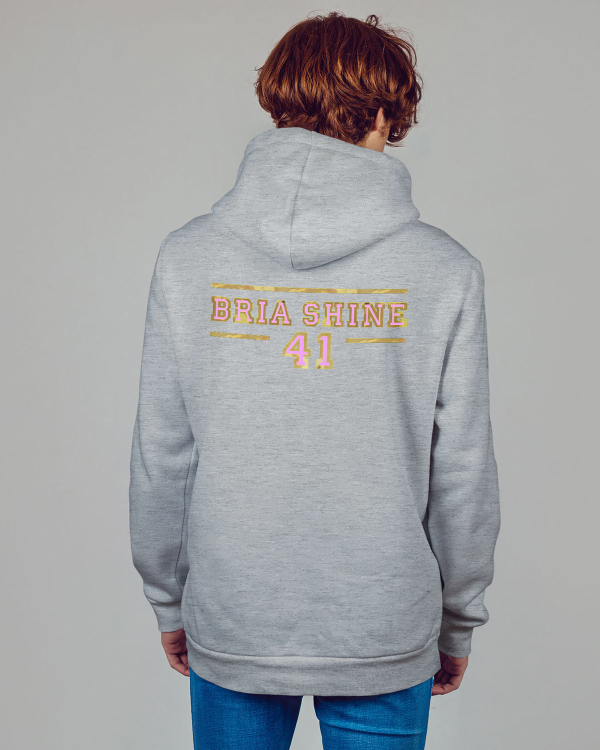 Bria Shine Sponge Fleece Zip Up Hoodie 006