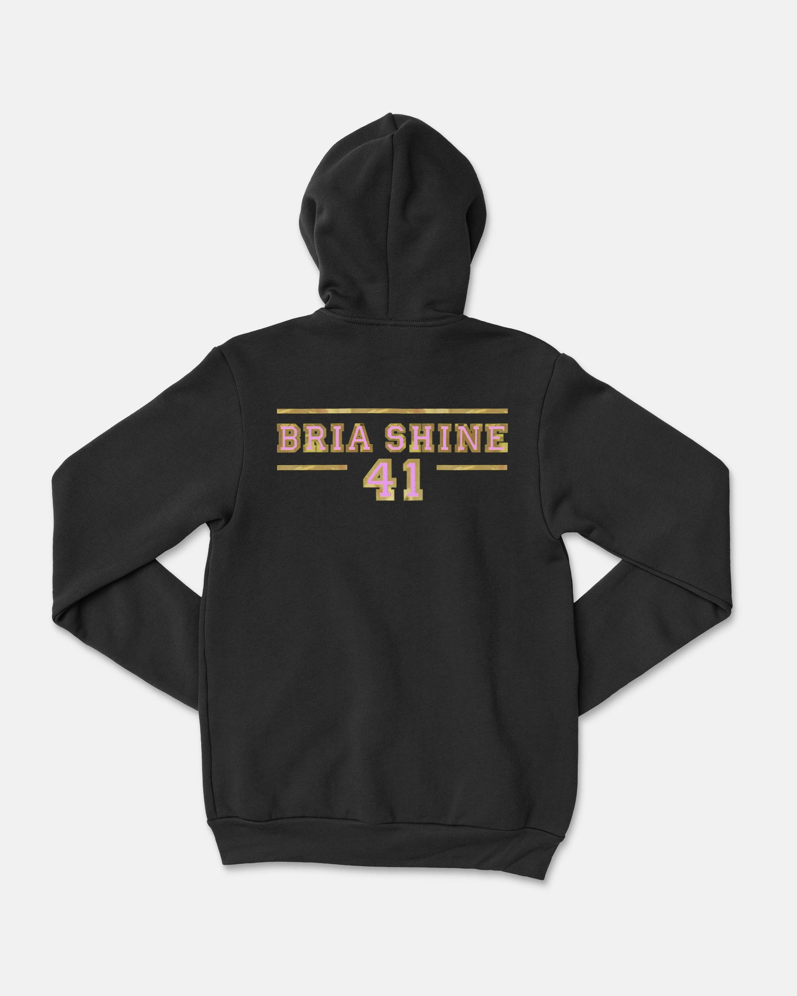 Bria Shine Sponge Fleece Zip Up Hoodie 006