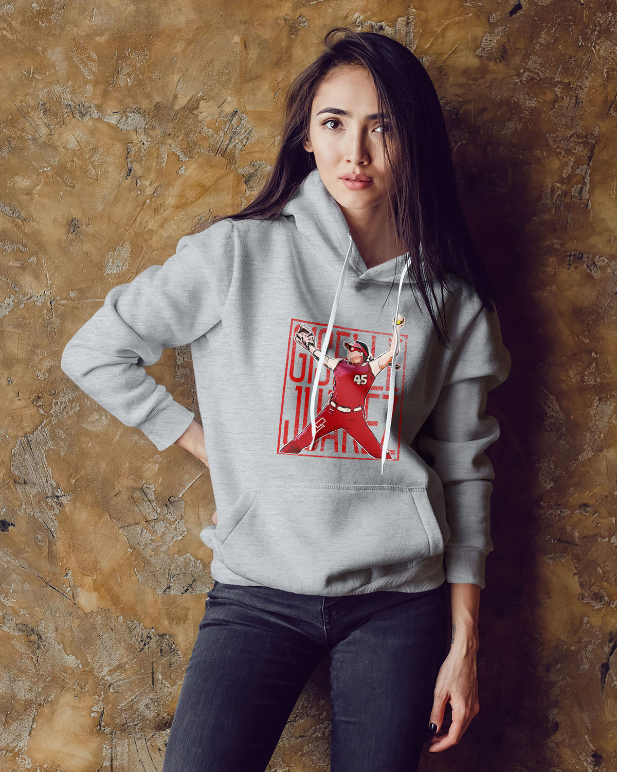 Giselle Juarez Sponge Fleece Pullover Hoodie 002