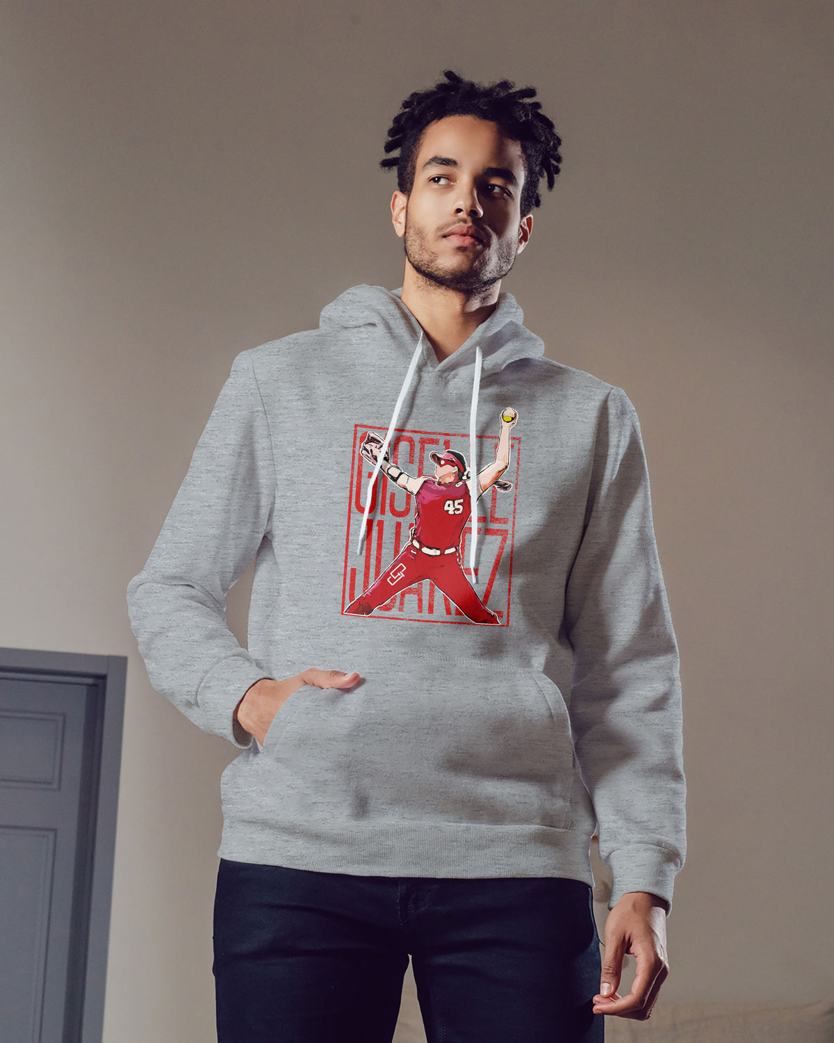 Giselle Juarez Sponge Fleece Pullover Hoodie 002