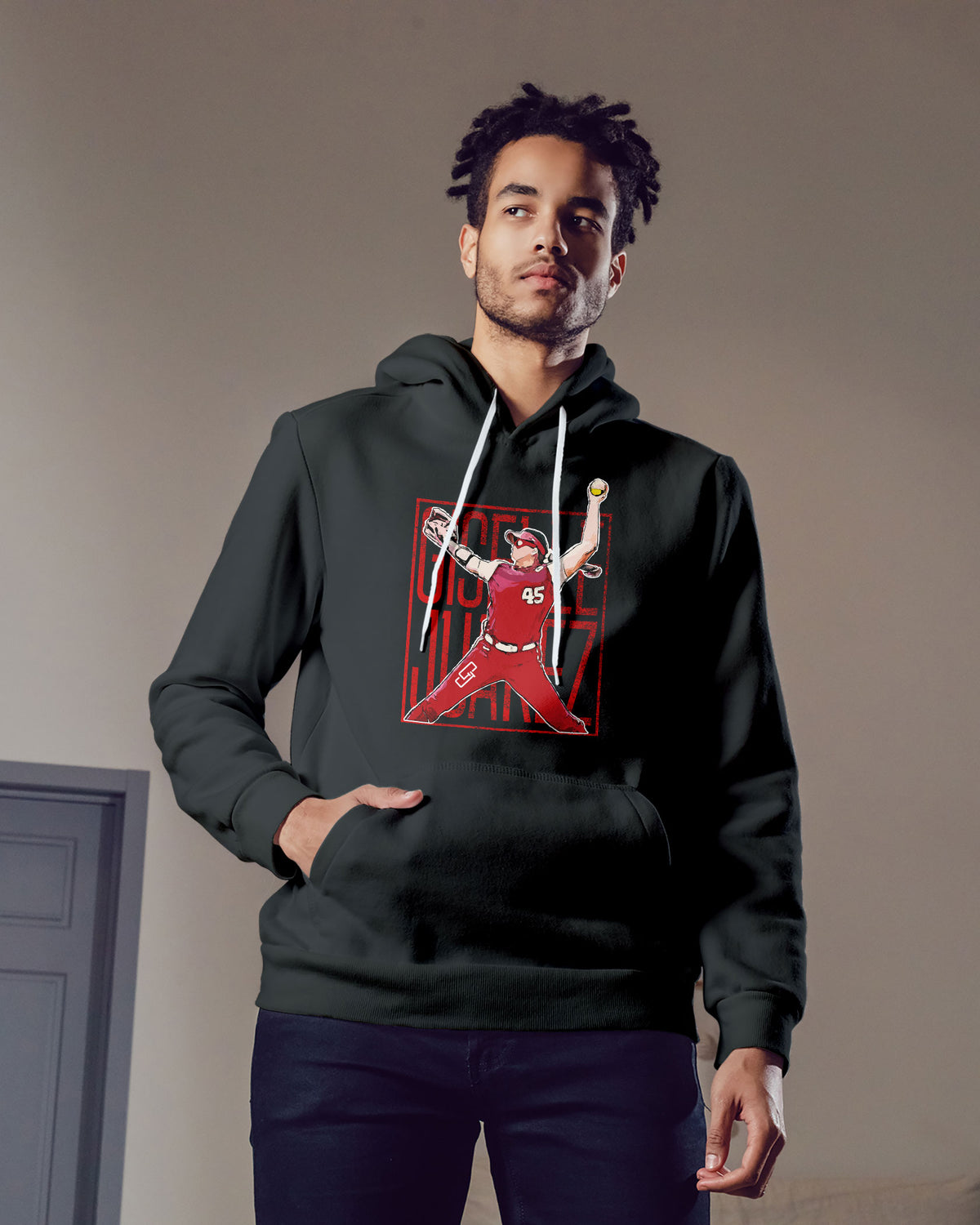 Giselle Juarez Sponge Fleece Pullover Hoodie 002