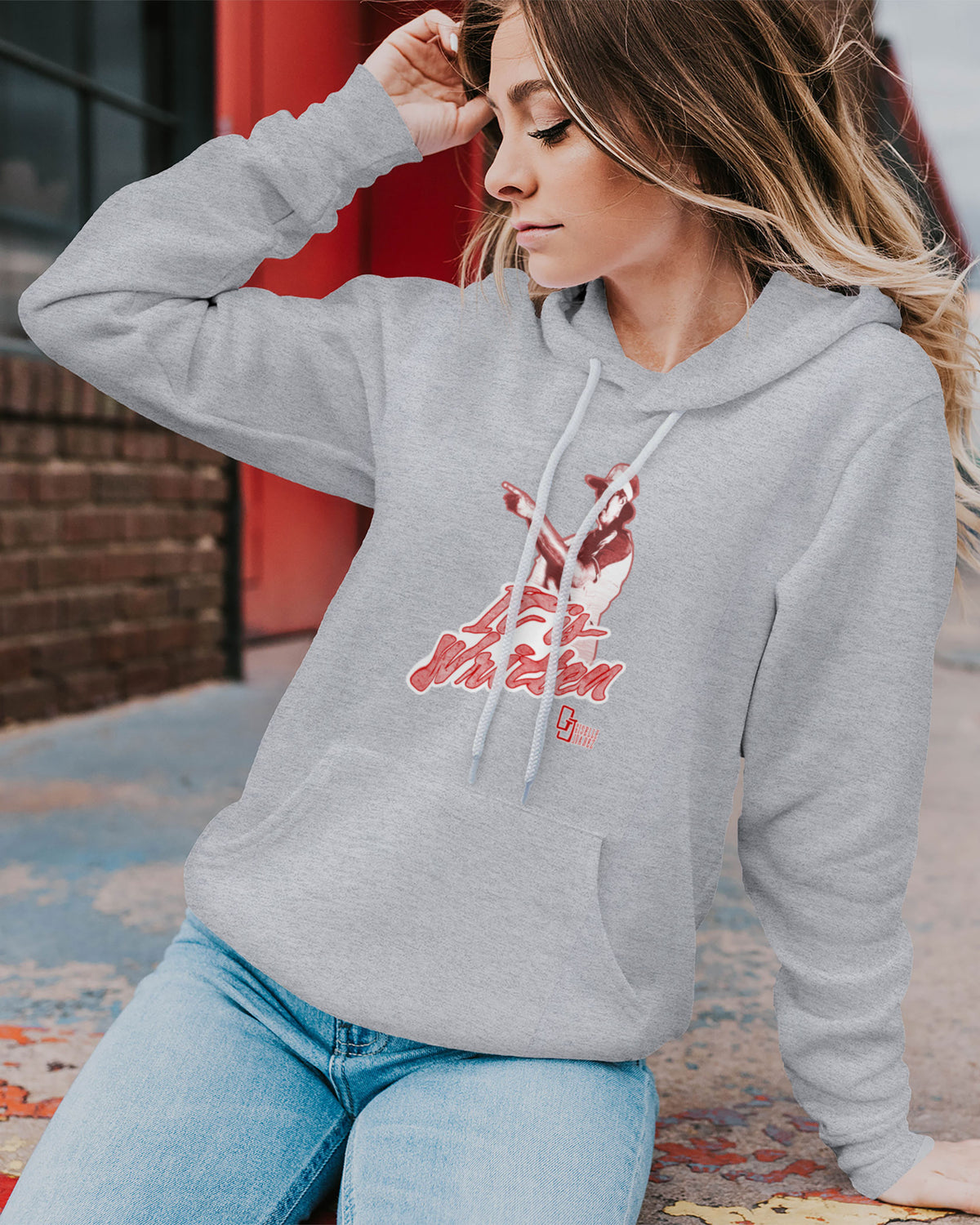 Giselle Juarez Sponge Fleece Pullover Hoodie 006