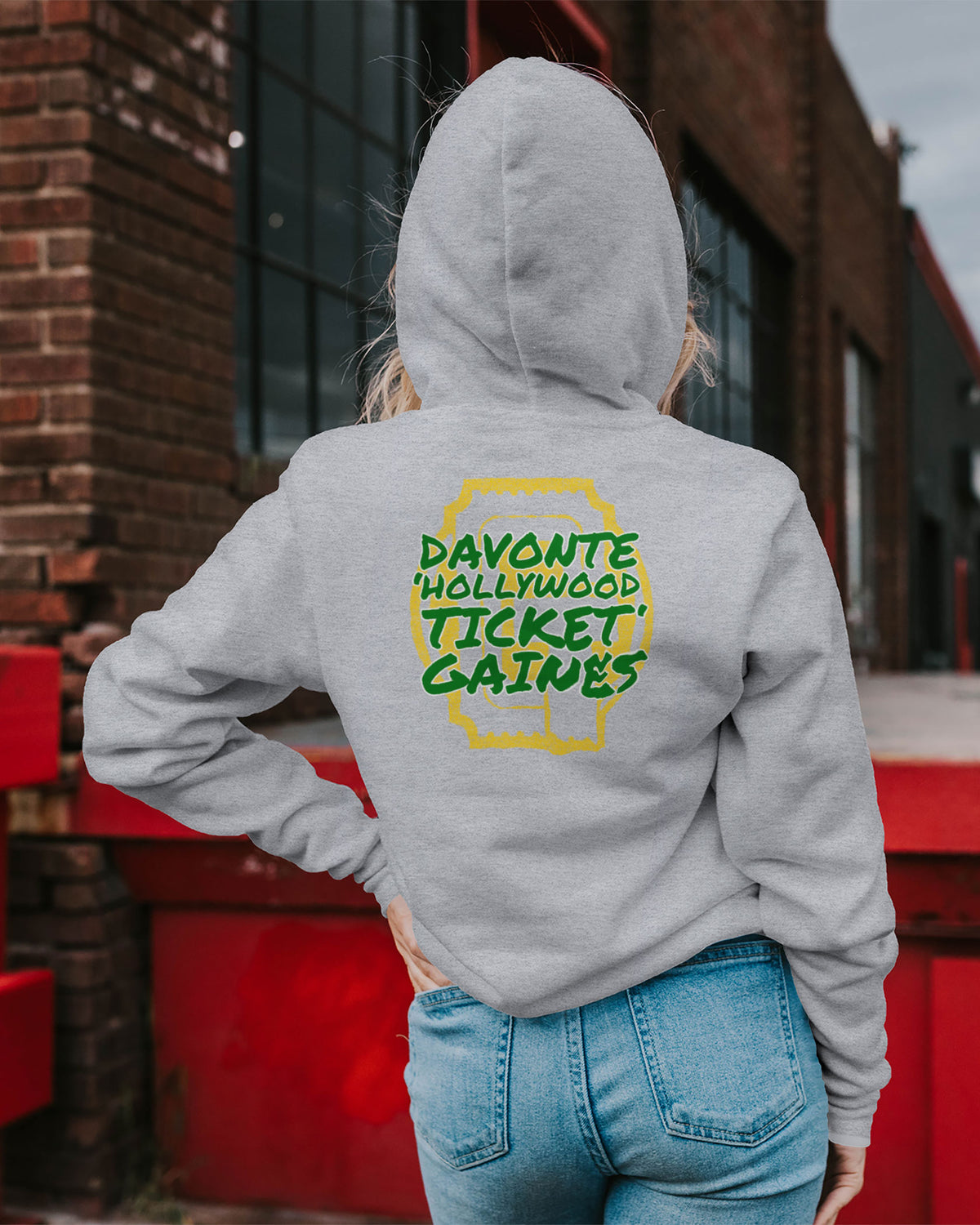 Davonte &quot;Ticket&quot; Gaines Sponge Fleece Zip Up Hoodie