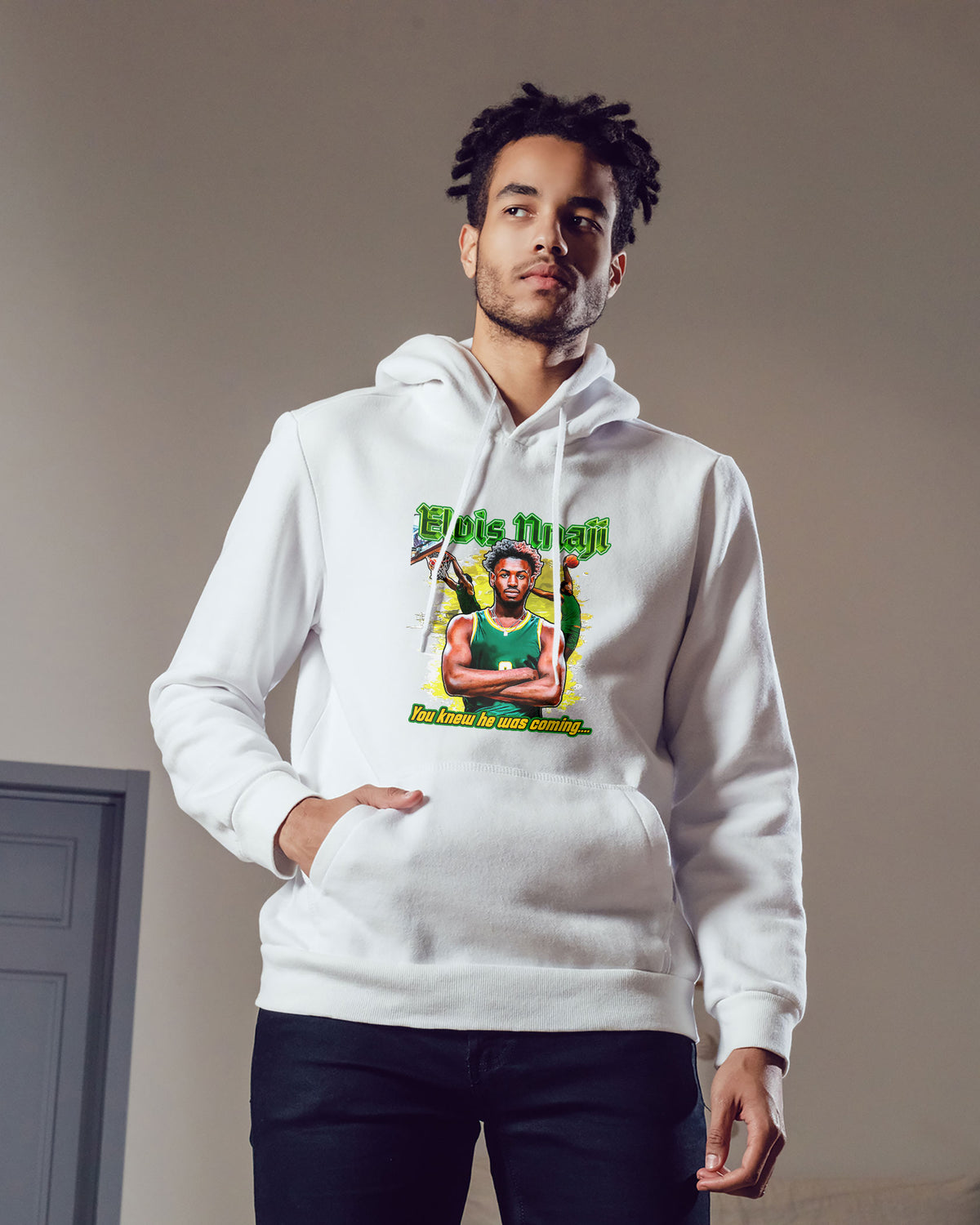 Elvis Nnaji Sponge Fleece Pullover Hoodie