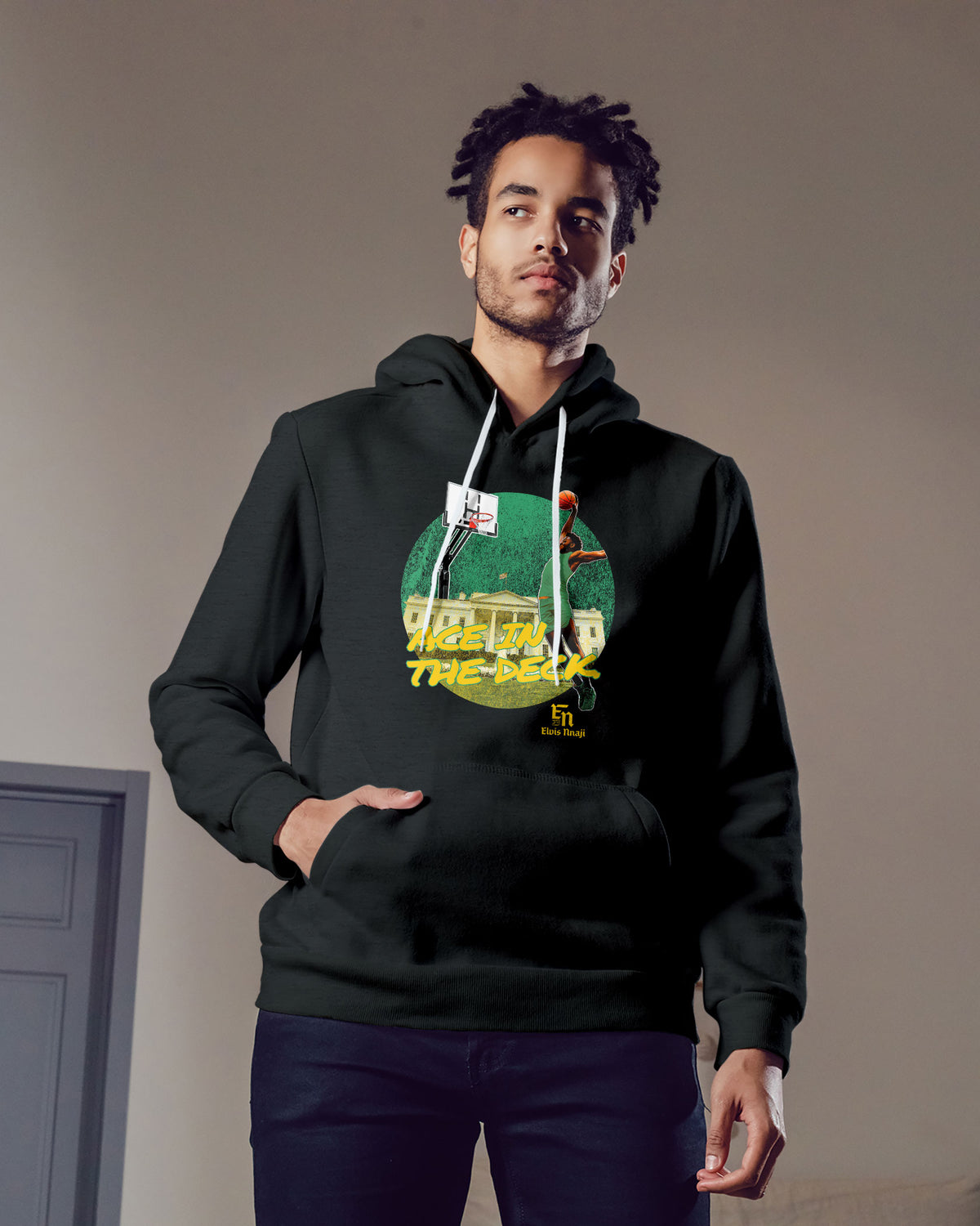 Elvis Nnaji Sponge Fleece Pullover Hoodie