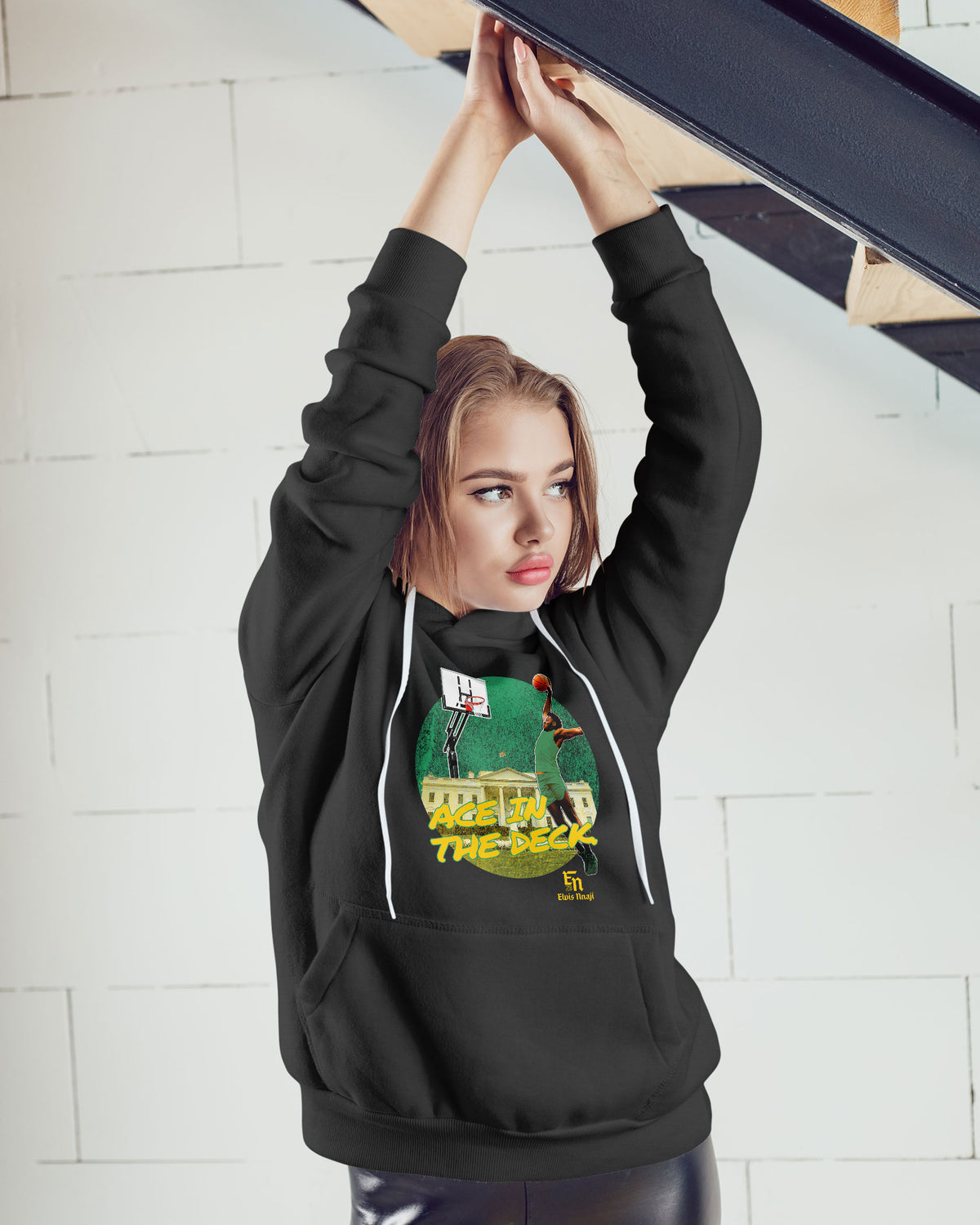 Elvis Nnaji Sponge Fleece Pullover Hoodie