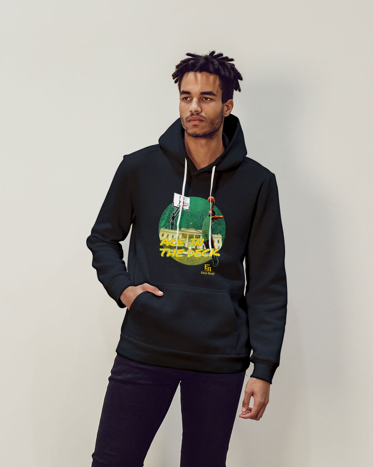 Elvis Nnaji Sponge Fleece Pullover Hoodie