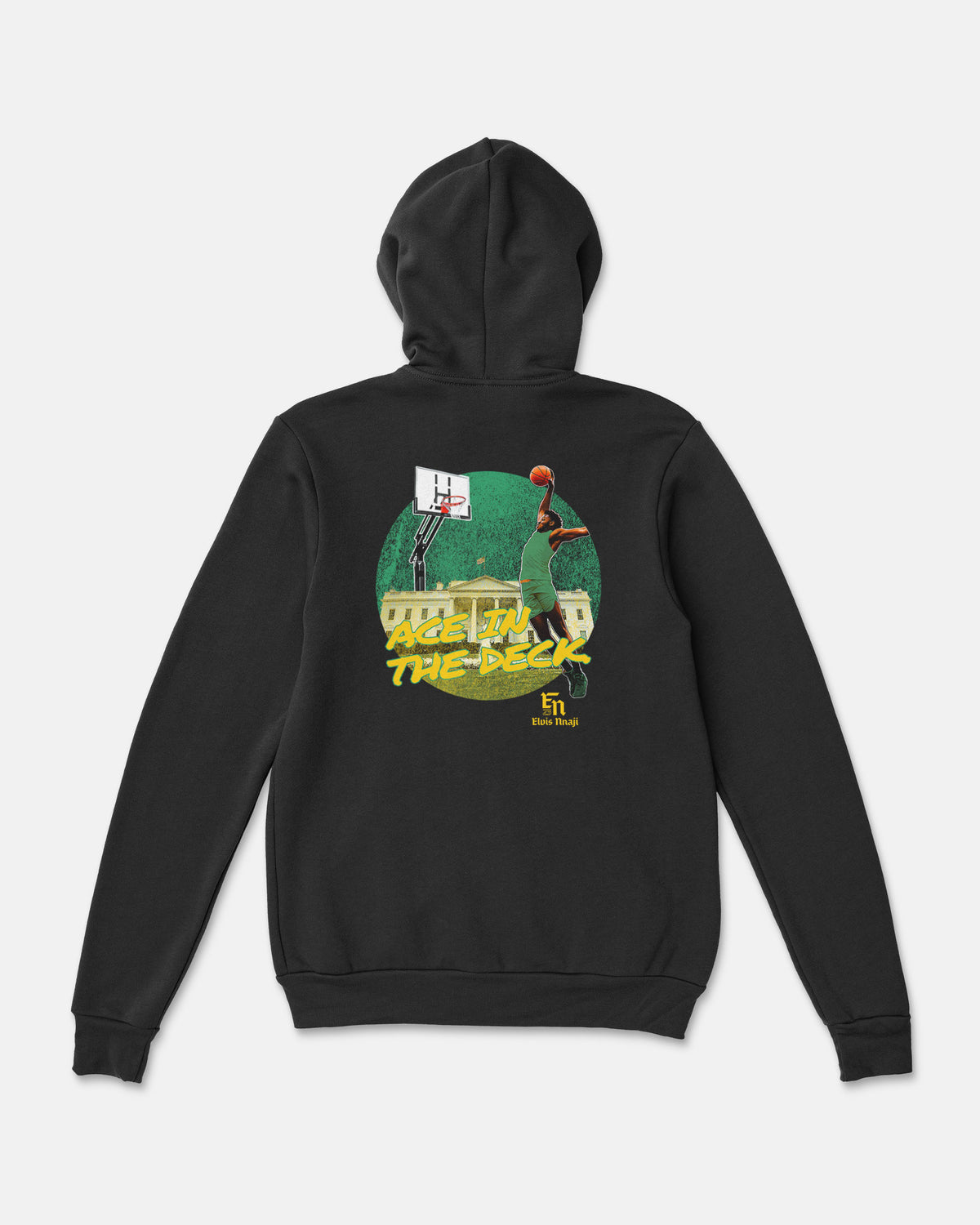 Elvis Nnaji Sponge Fleece Zip Up Hoodie