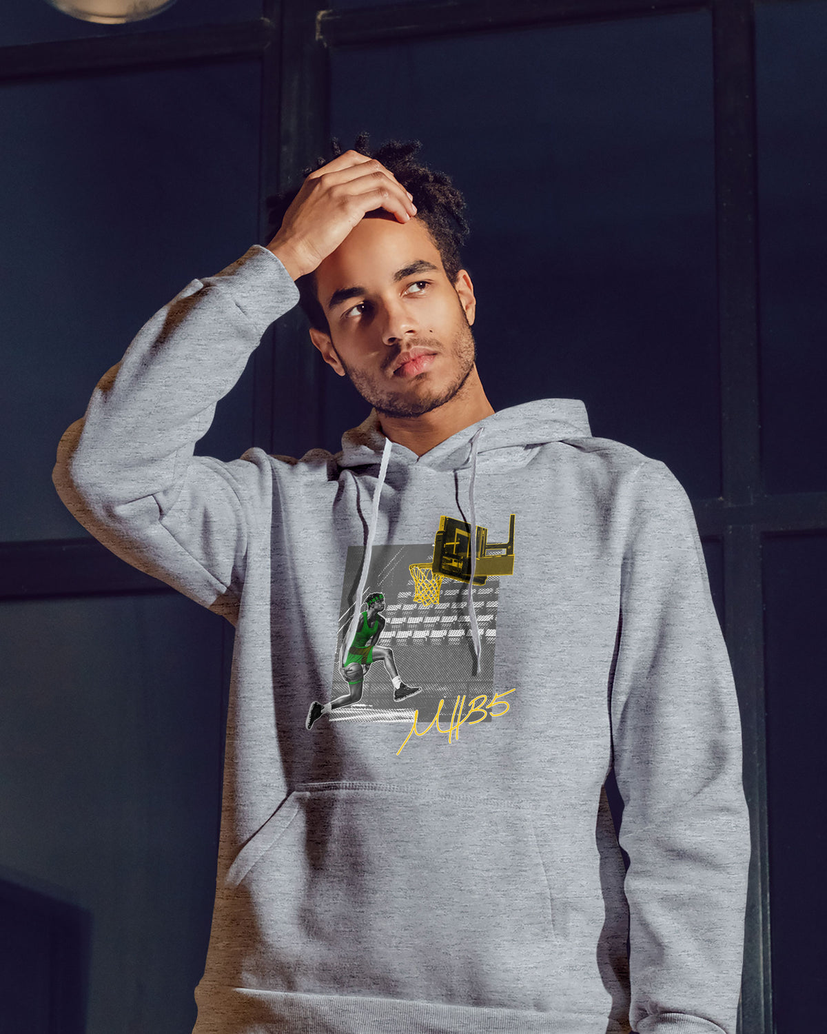 Malik Henry Sponge Fleece Pullover Hoodie