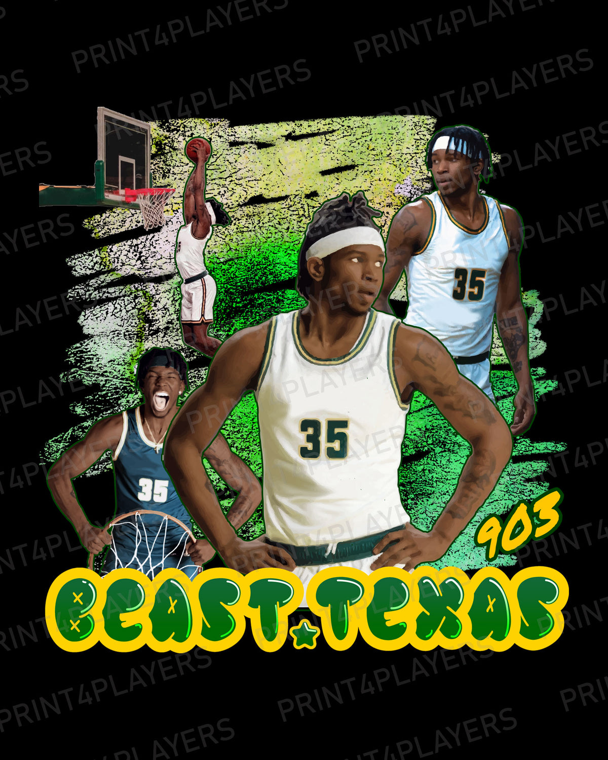 Malik Henry Sponge Fleece Pullover Hoodie