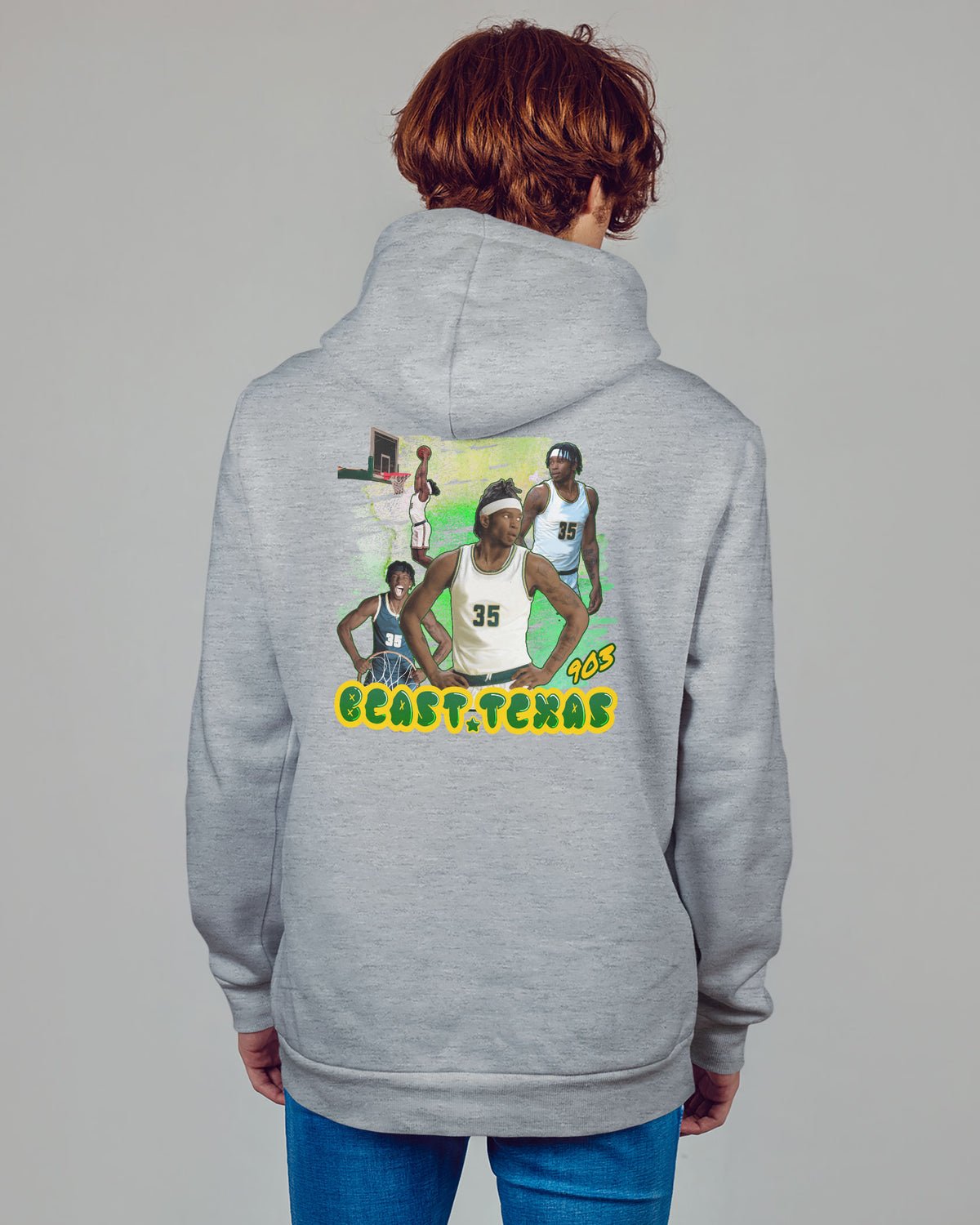 Malik Henry Sponge Fleece Zip Up Hoodie